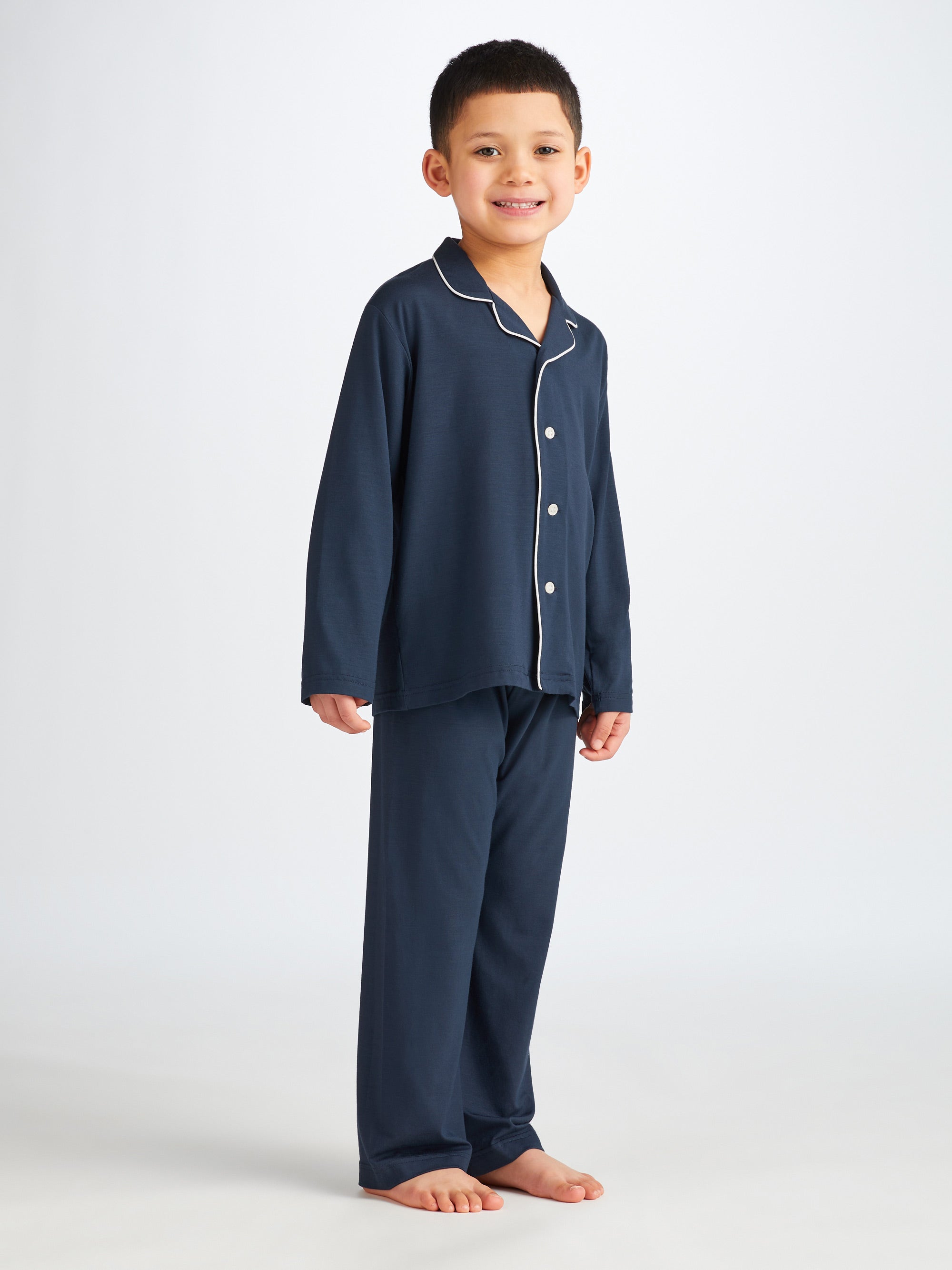 Kids' Pyjamas Basel Micro Modal Stretch Navy