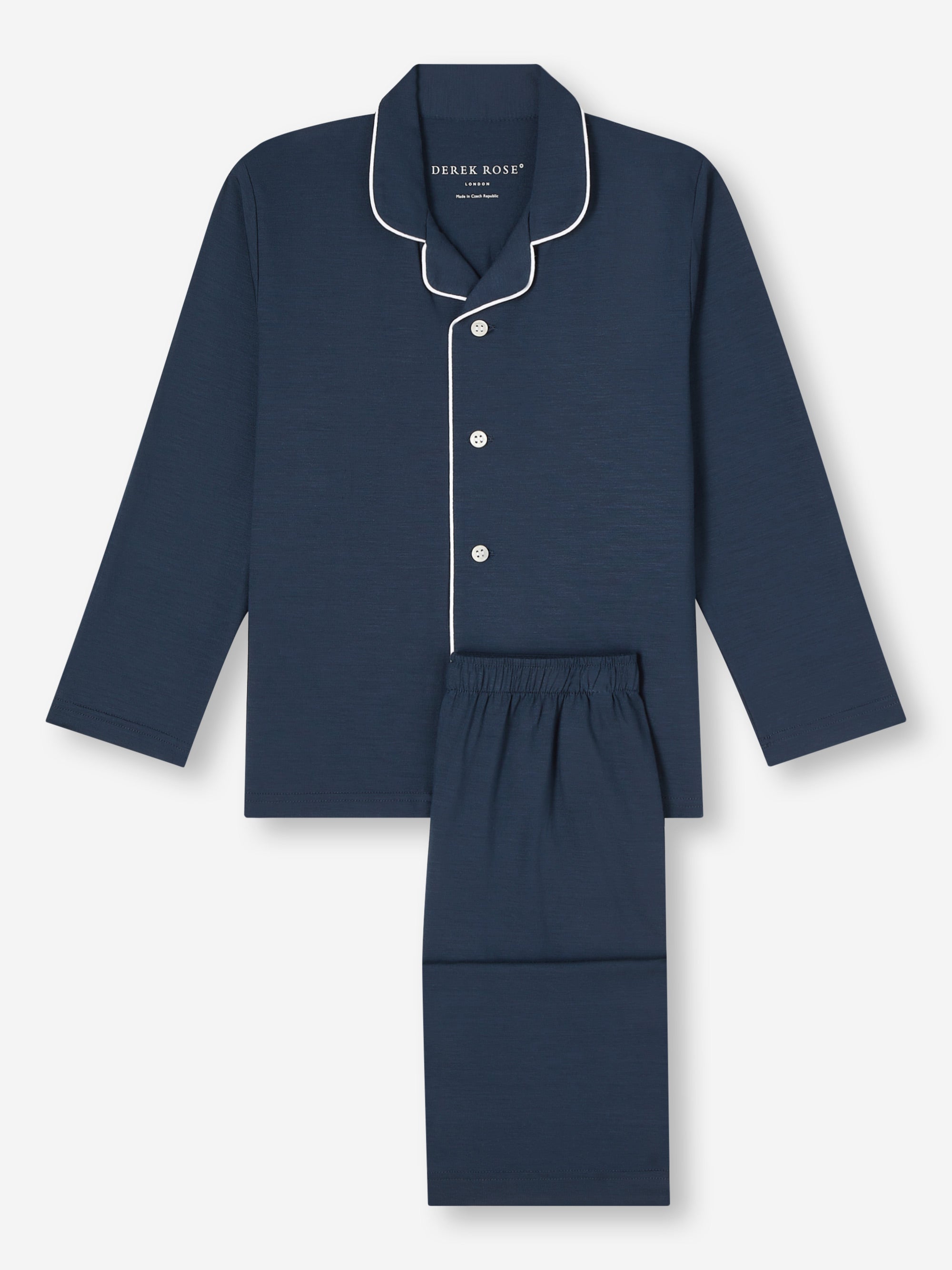 Kids' Pyjamas Basel Micro Modal Stretch Navy