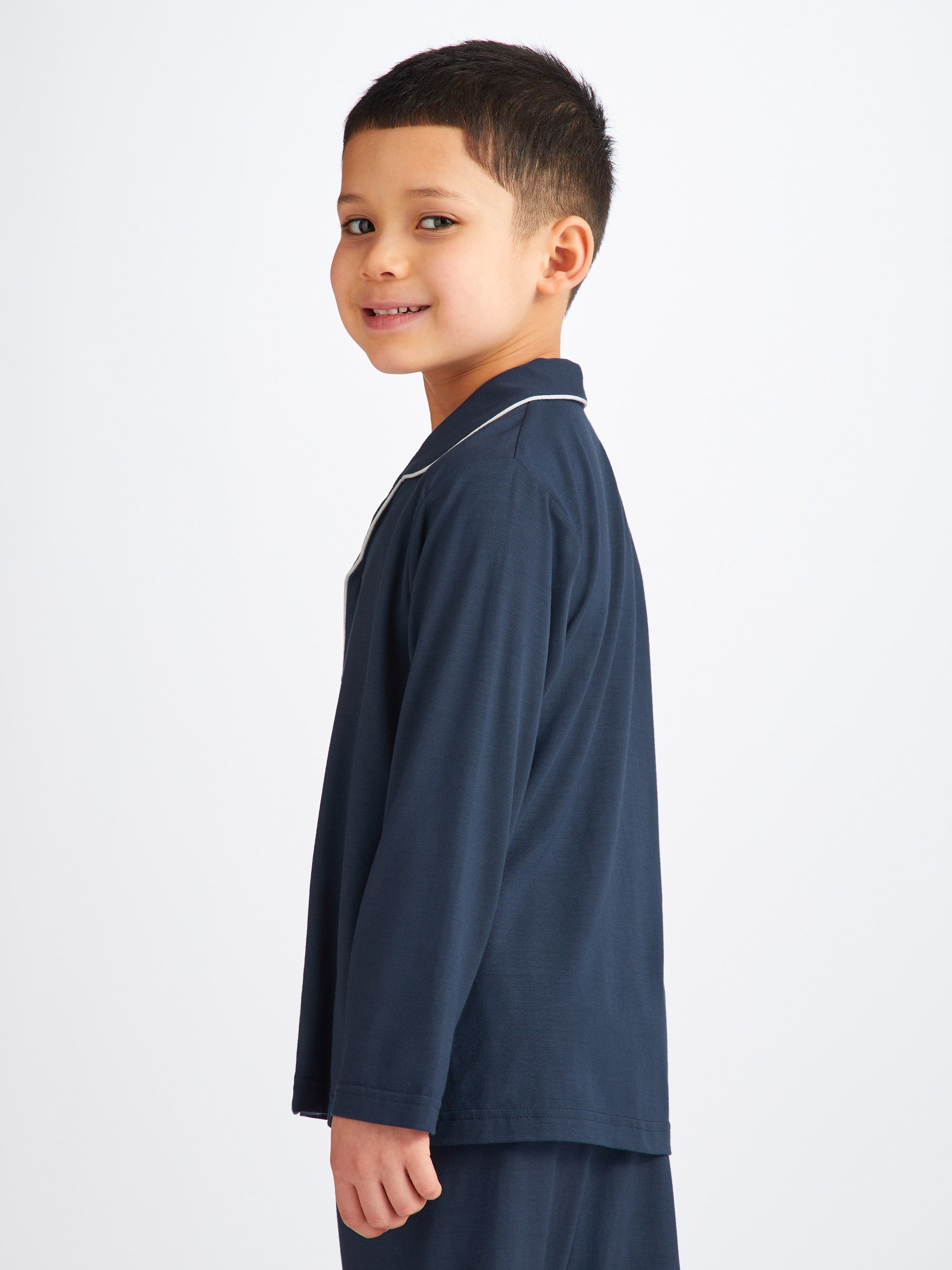 Kids' Pyjamas Basel Micro Modal Stretch Navy