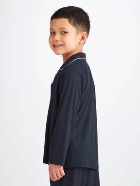 Kids' Pyjamas Basel Micro Modal Stretch Navy