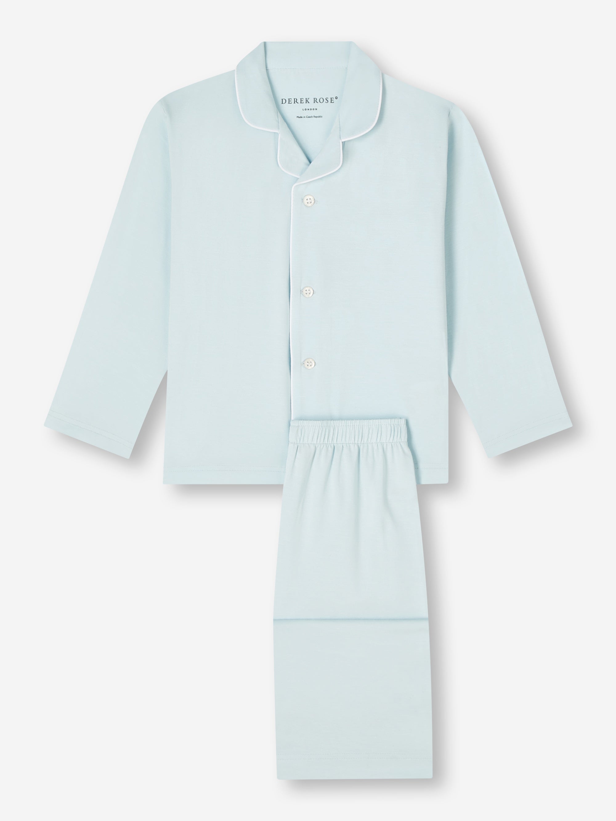 Kids' Pyjamas Basel Micro Modal Stretch Ice Blue