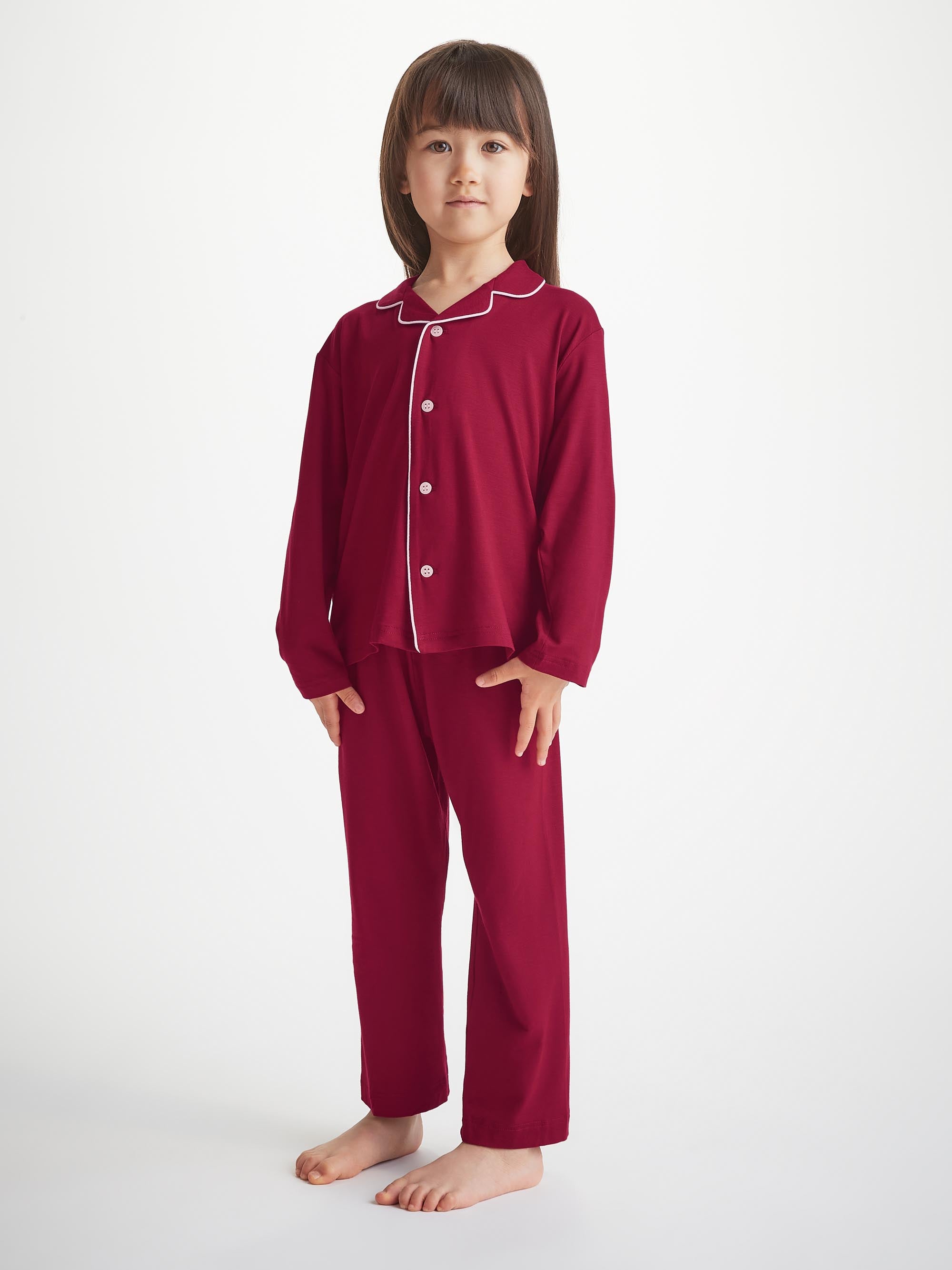 Kids' Pyjamas Lara Micro Modal Stretch Claret