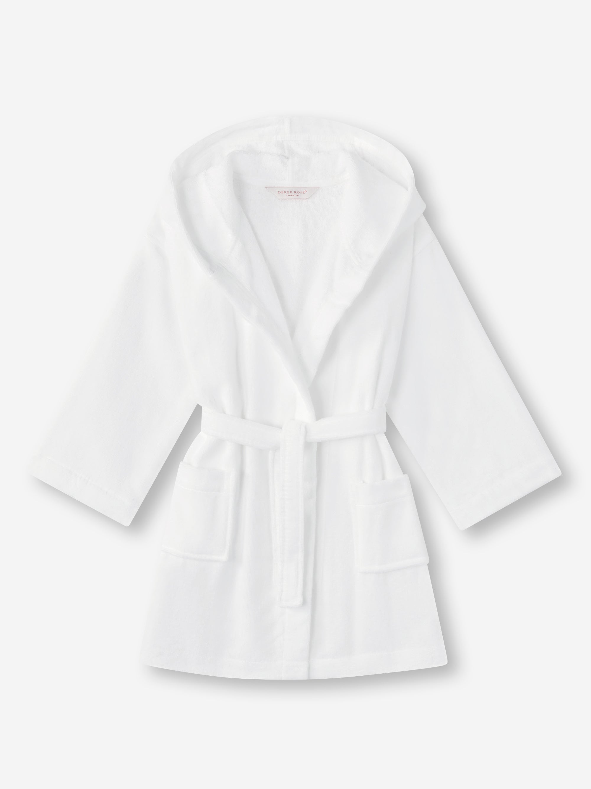 Kids' Bathrobe Triton 10 Terry Cotton White