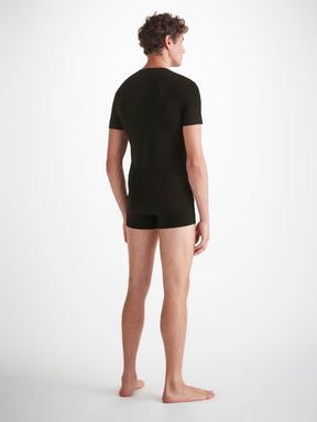 Men's Underwear T-Shirt Jack Pima Cotton Stretch Black