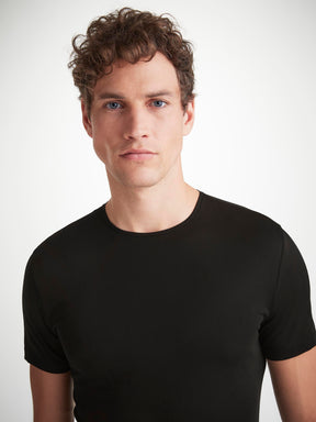 Men's Underwear T-Shirt Jack Pima Cotton Stretch Black