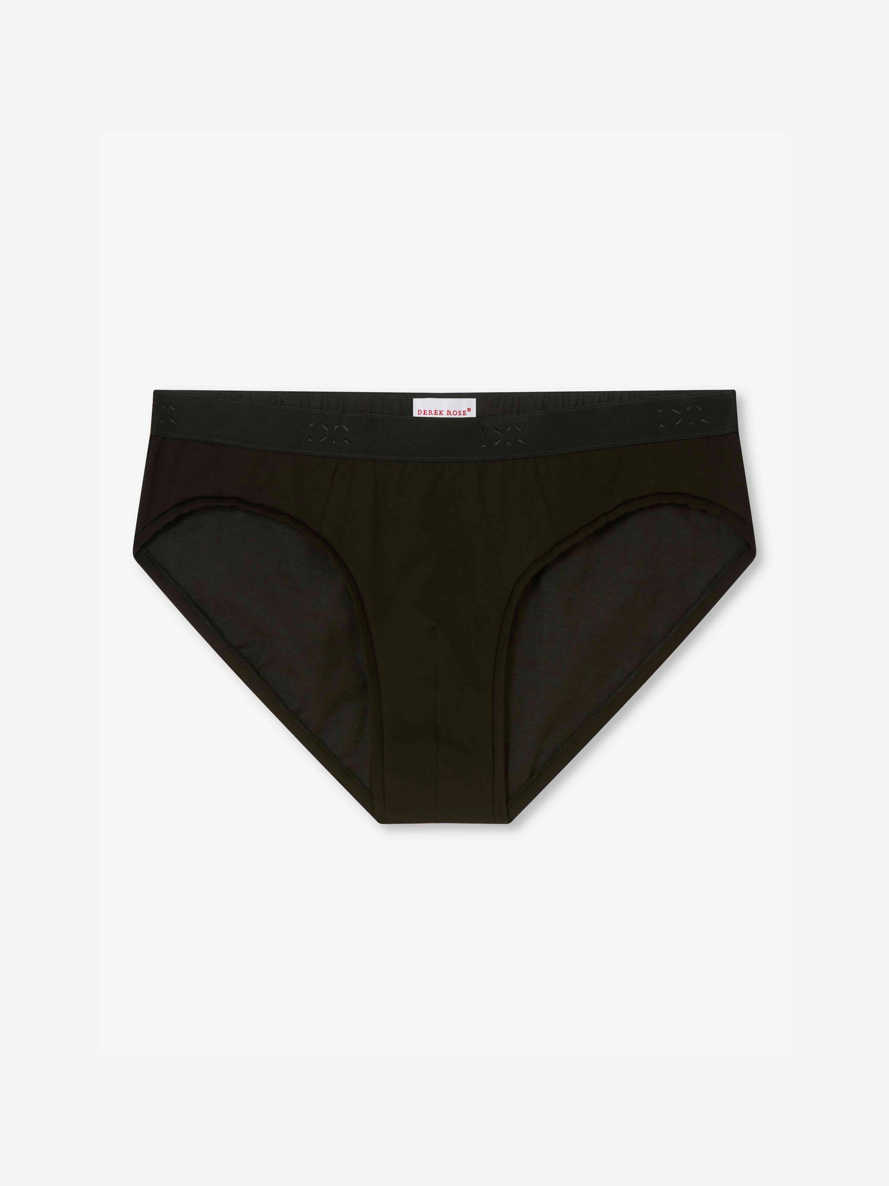 Men's Briefs Jack Pima Cotton Stretch Black