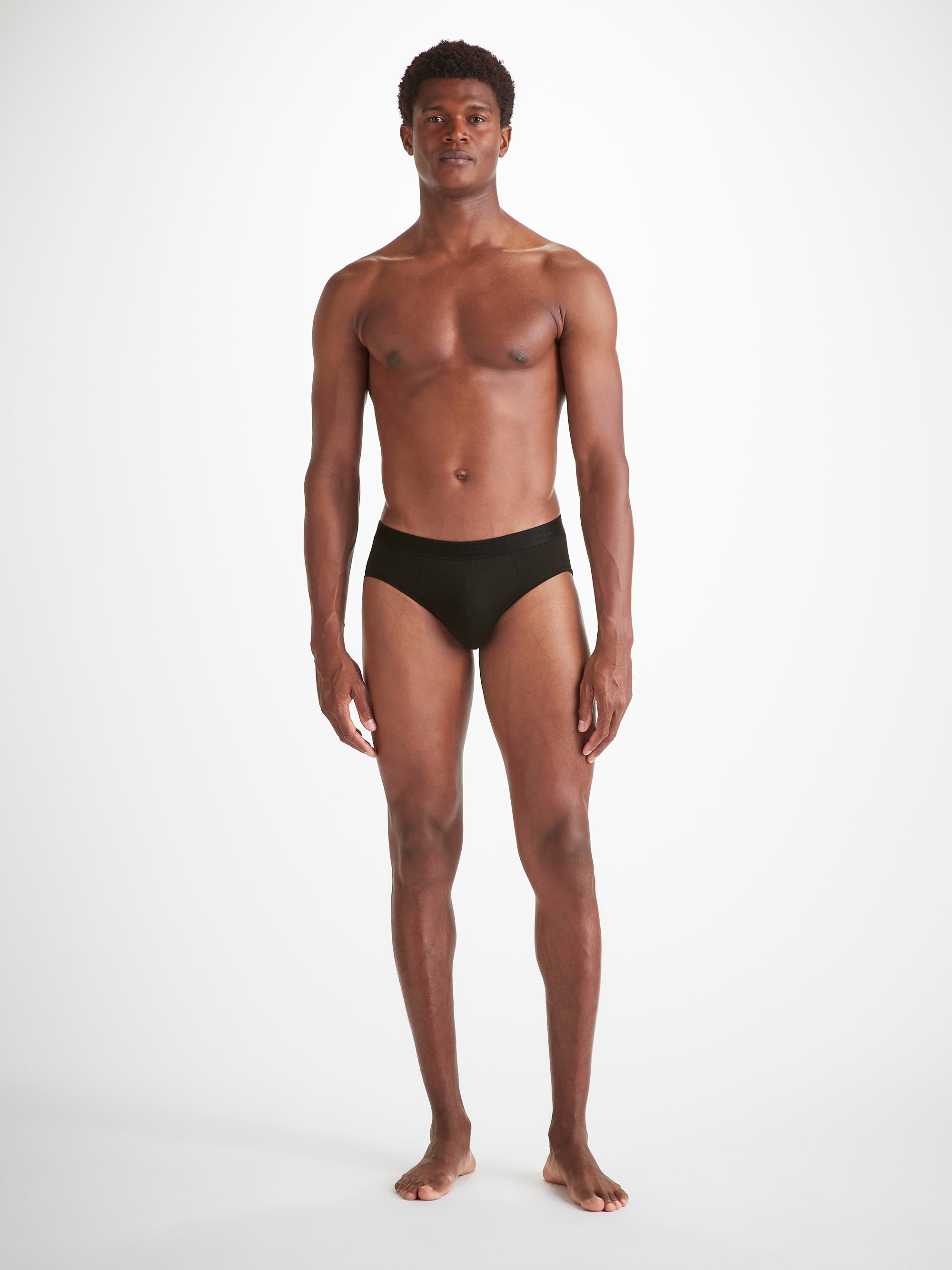 Men's Briefs Jack Pima Cotton Stretch Black