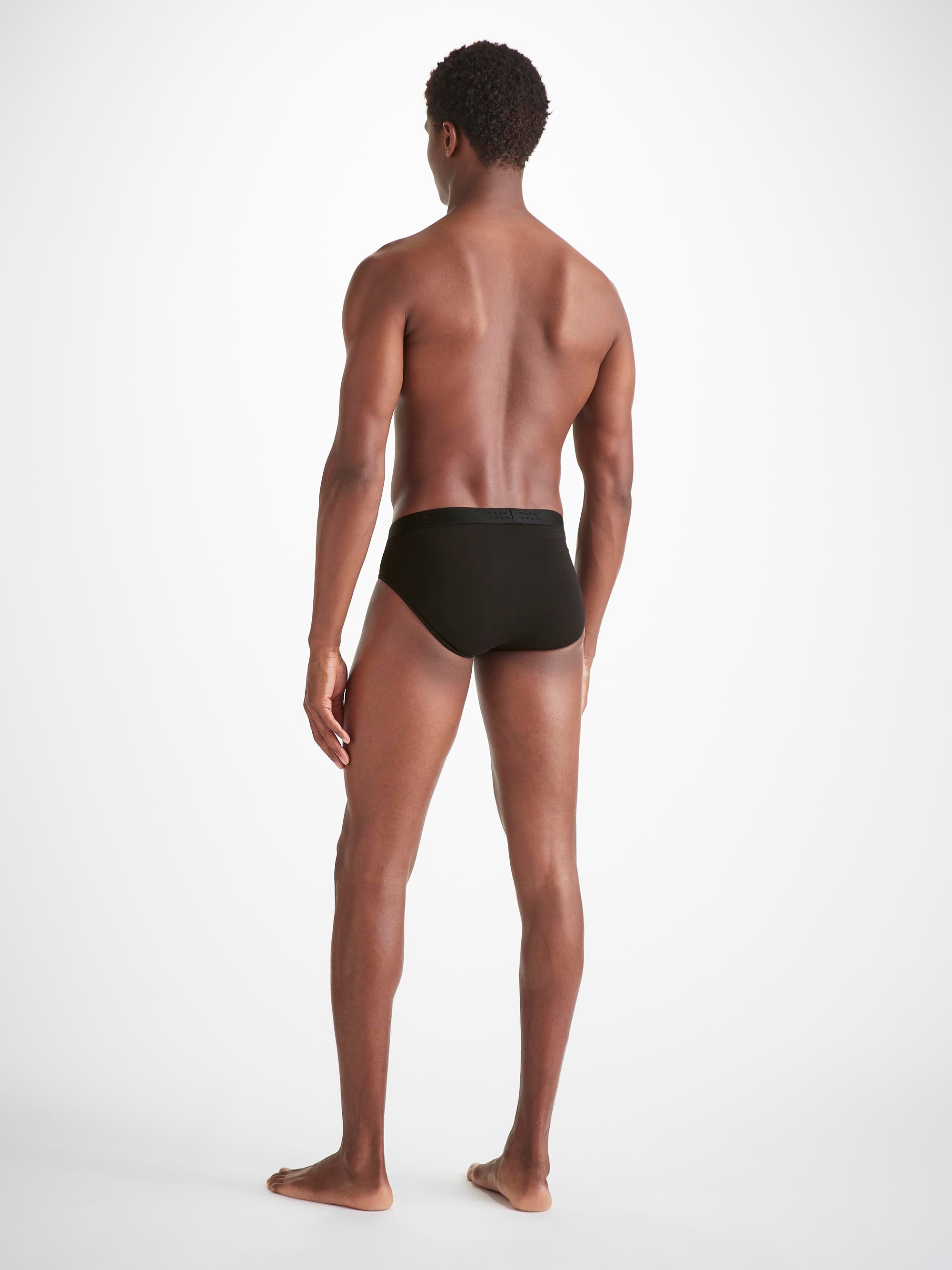 Men's Briefs Jack Pima Cotton Stretch Black