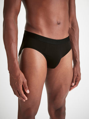 Men's Briefs Jack Pima Cotton Stretch Black