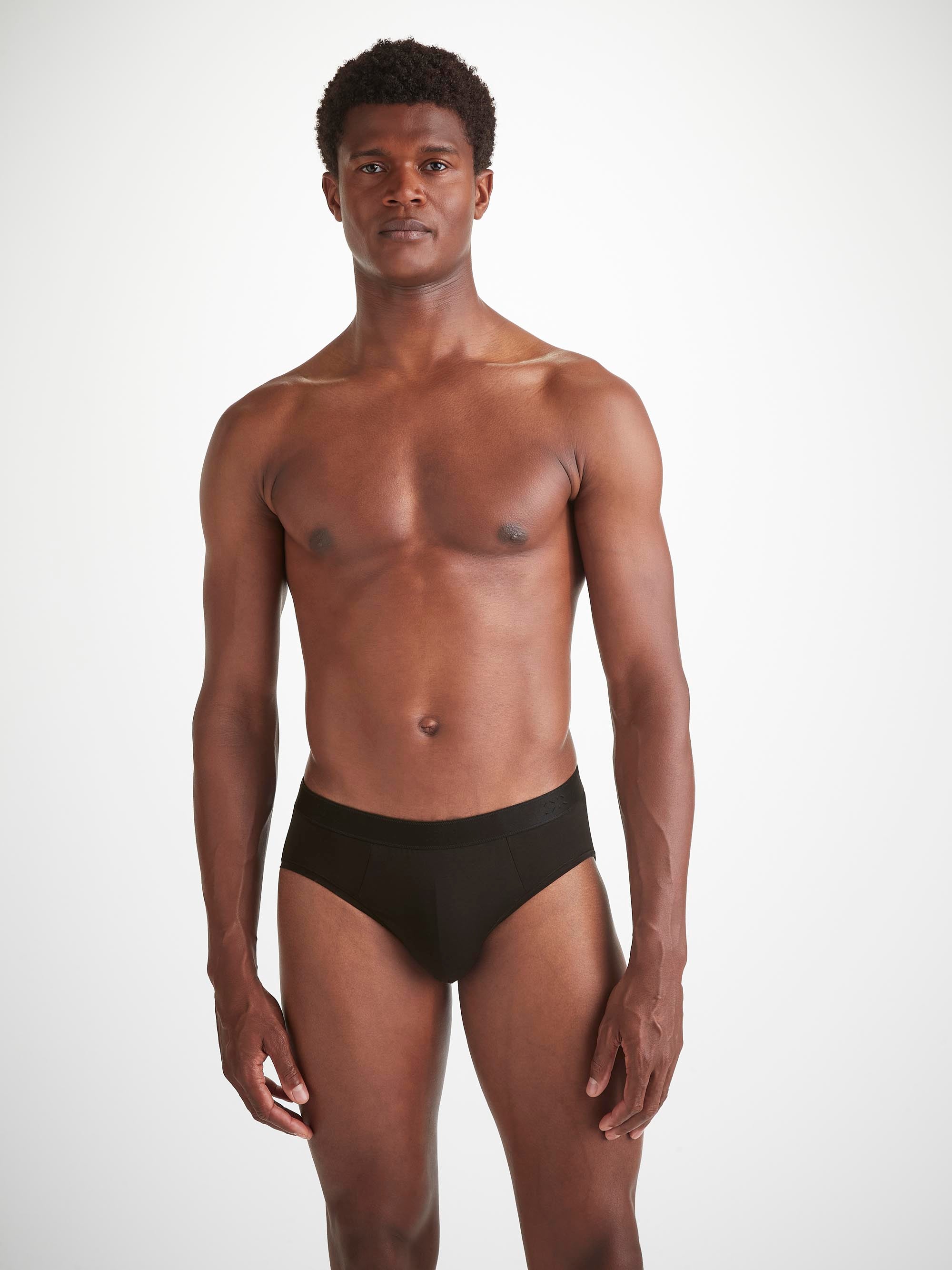 Men's Briefs Jack Pima Cotton Stretch Black