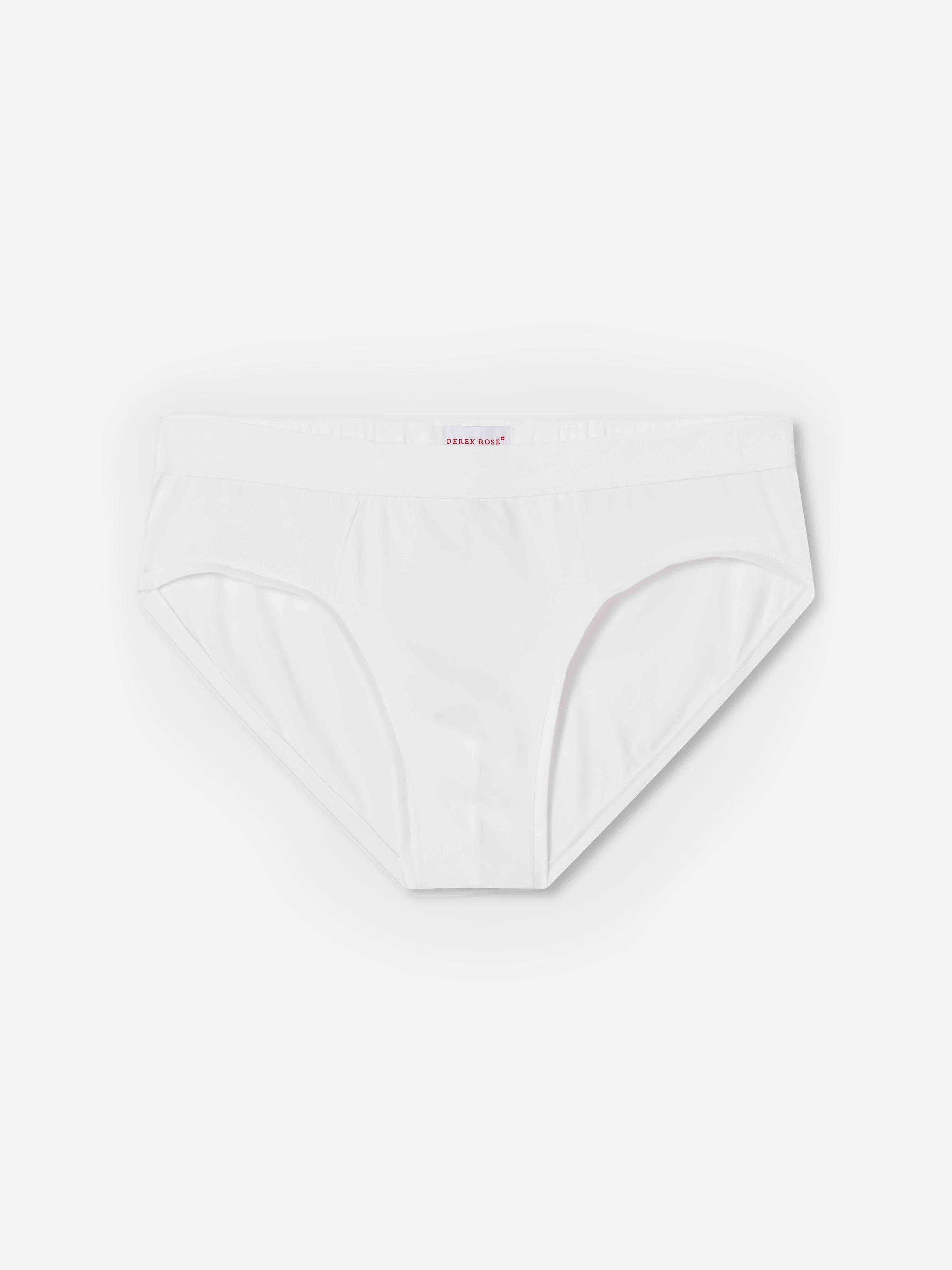 Men's Briefs Jack Pima Cotton Stretch White