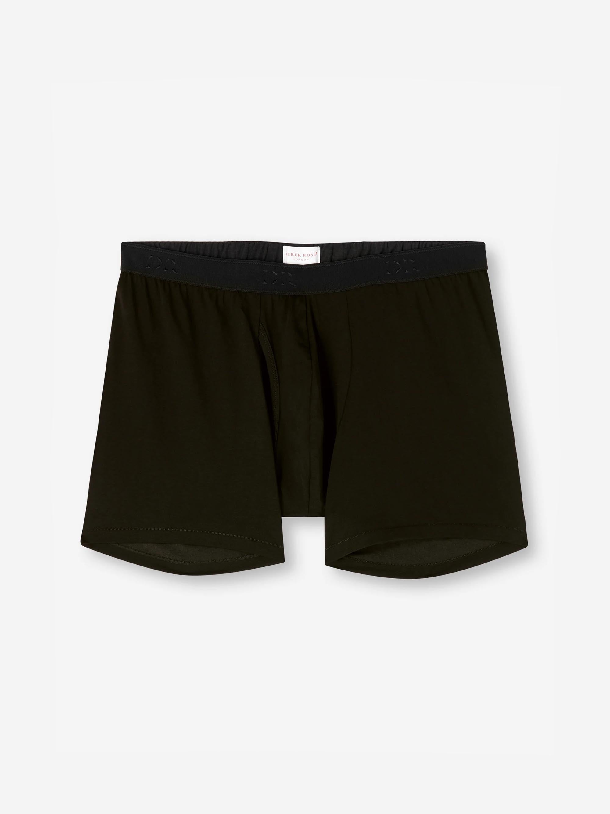 Men's Trunks Jack Pima Cotton Stretch Black