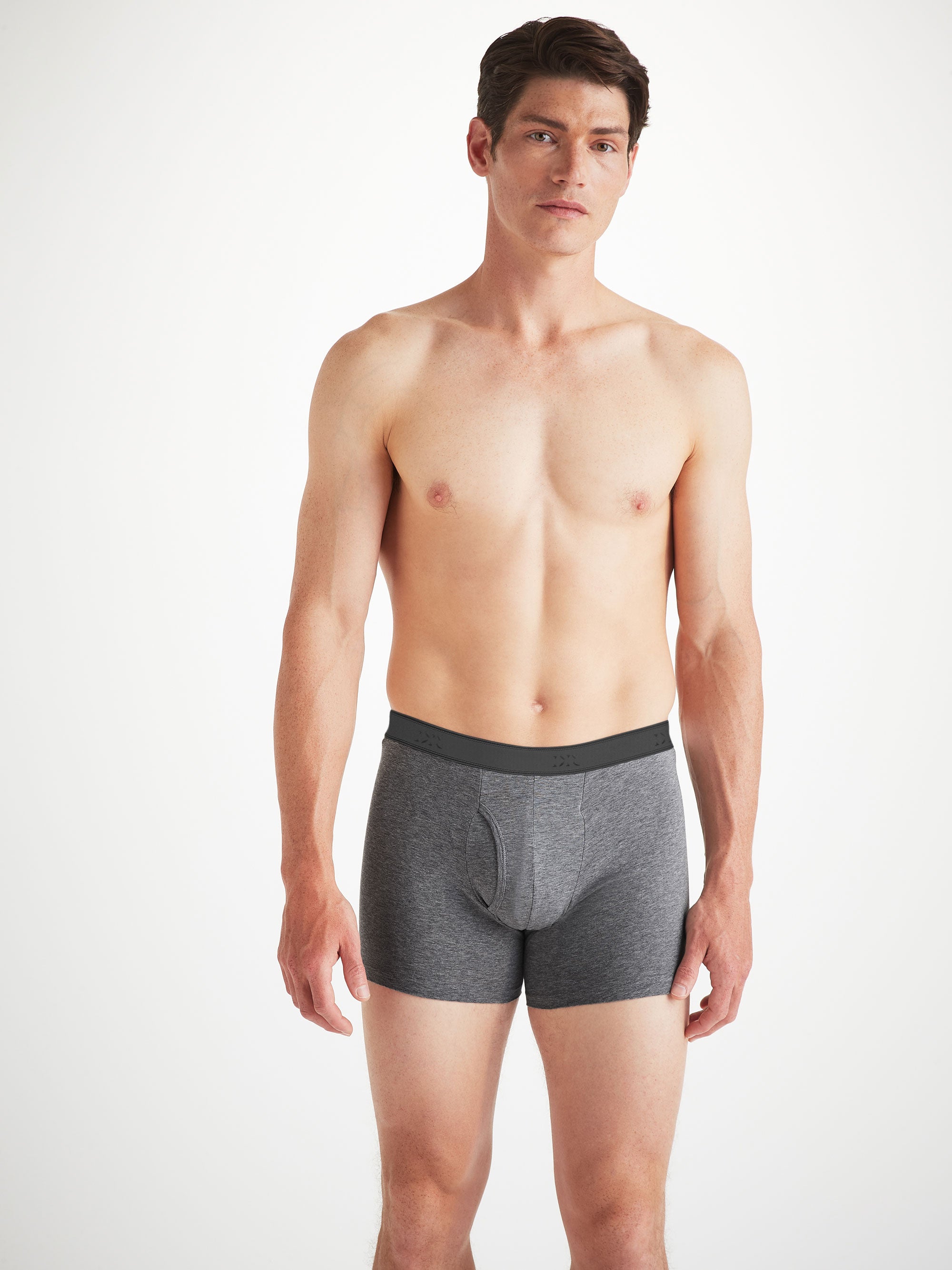 Men's Trunks Jack Pima Cotton Stretch Charcoal