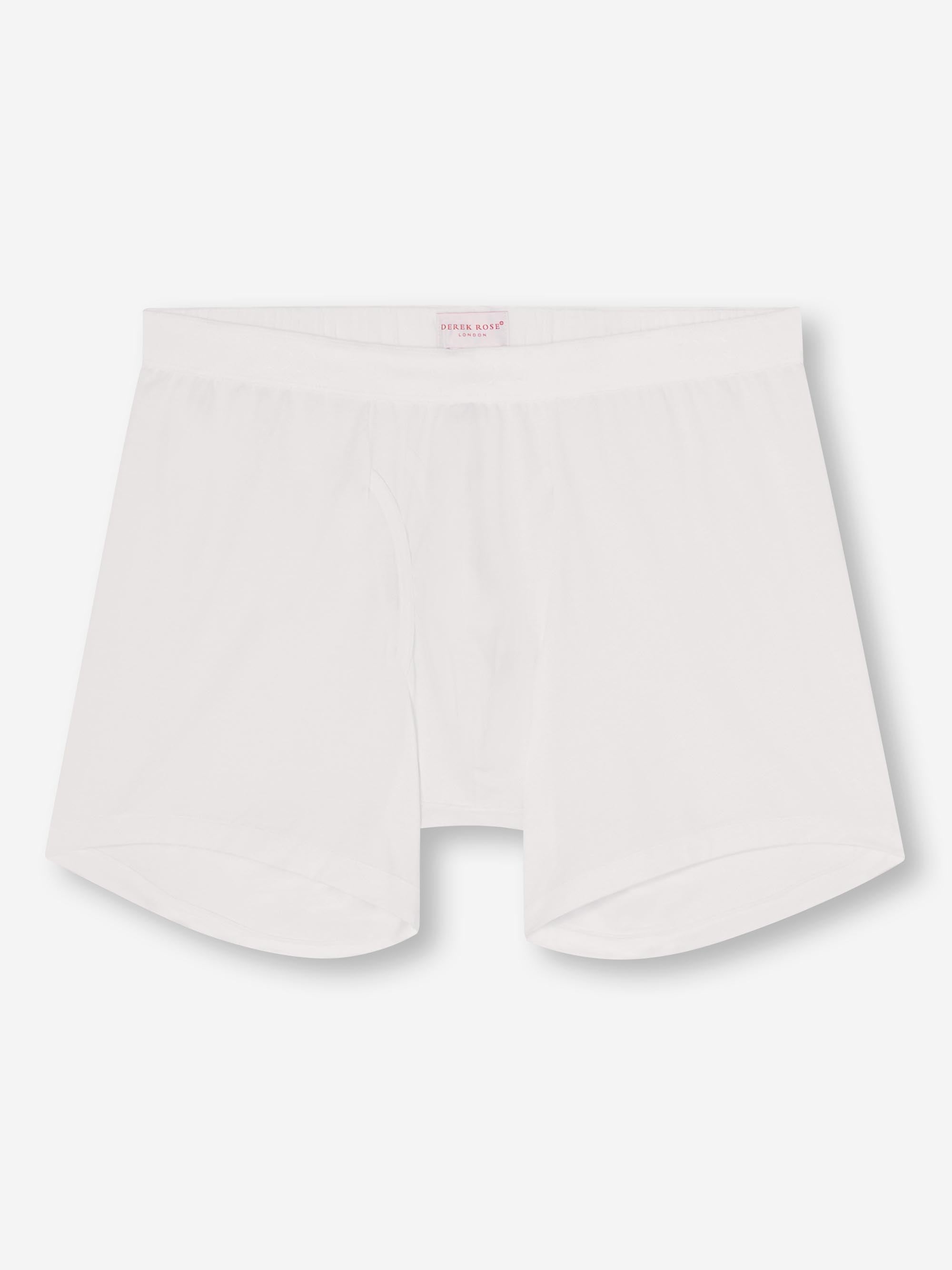 Men's Trunks Jack Pima Cotton Stretch White