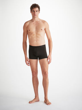 Men's Boxer Briefs Jack Pima Cotton Stretch Black