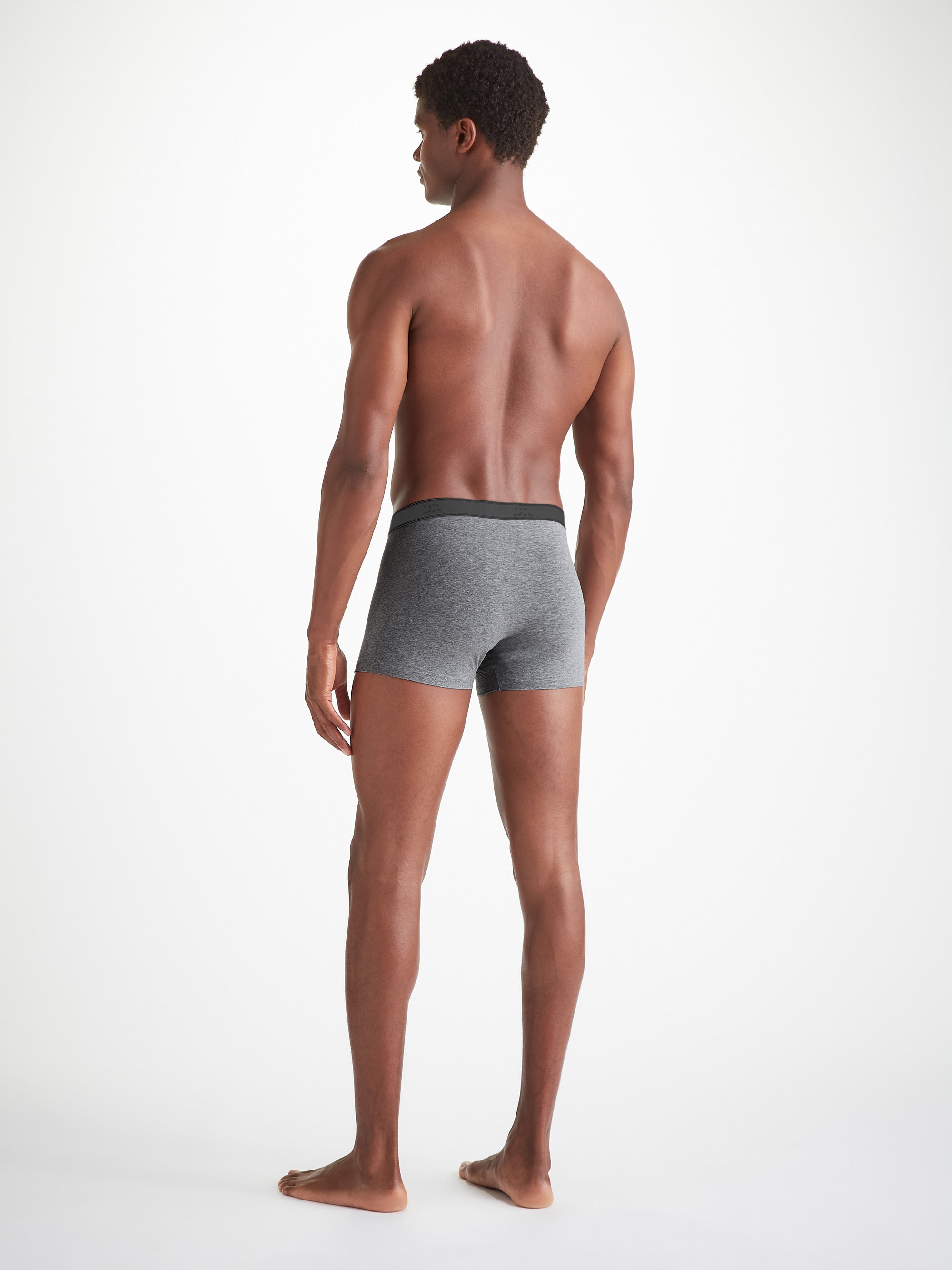 Men's Boxer Briefs Jack Pima Cotton Stretch Charcoal