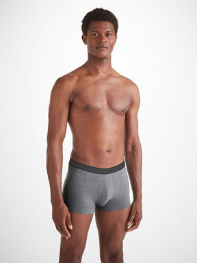 Men's Boxer Briefs Jack Pima Cotton Stretch Charcoal