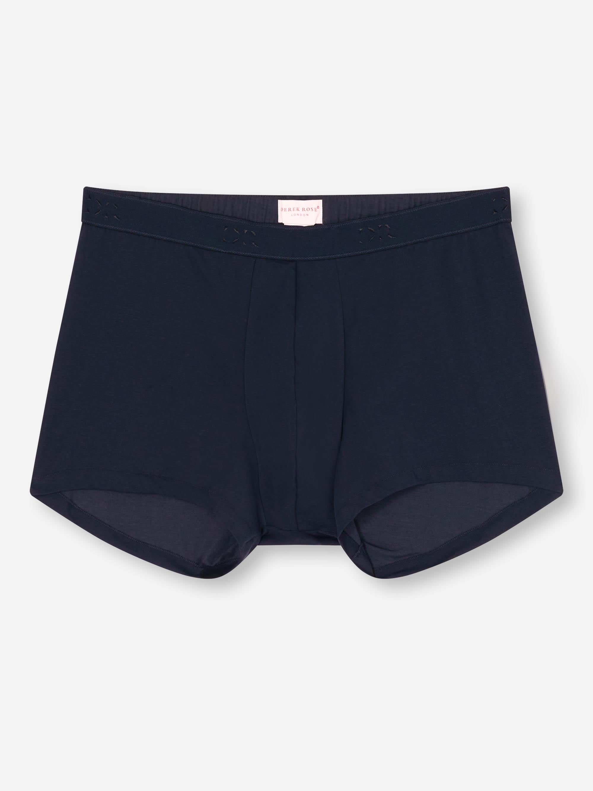 Men's Boxer Briefs Jack Pima Cotton Stretch Navy