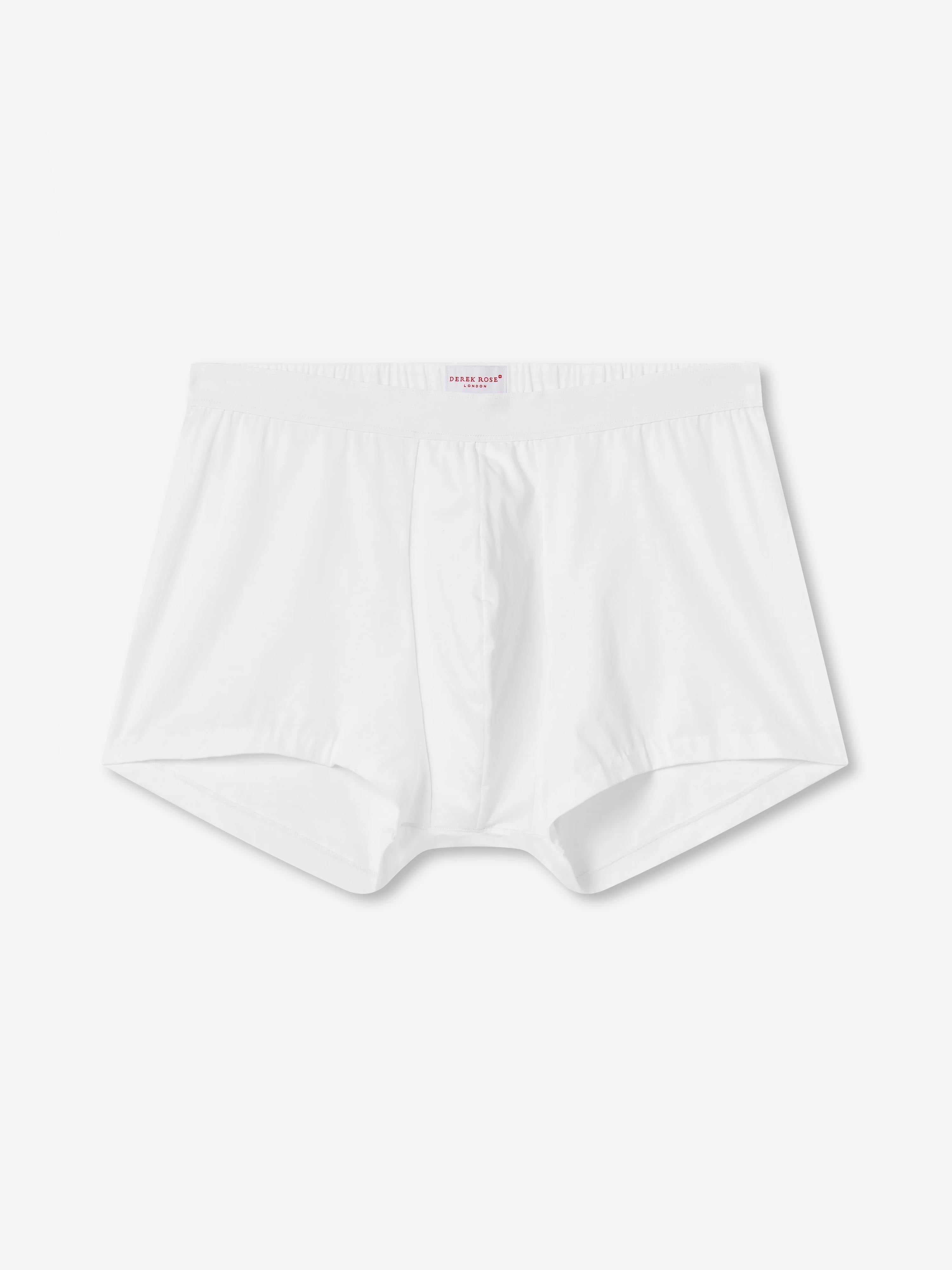 Men's Boxer Briefs Jack Pima Cotton Stretch White