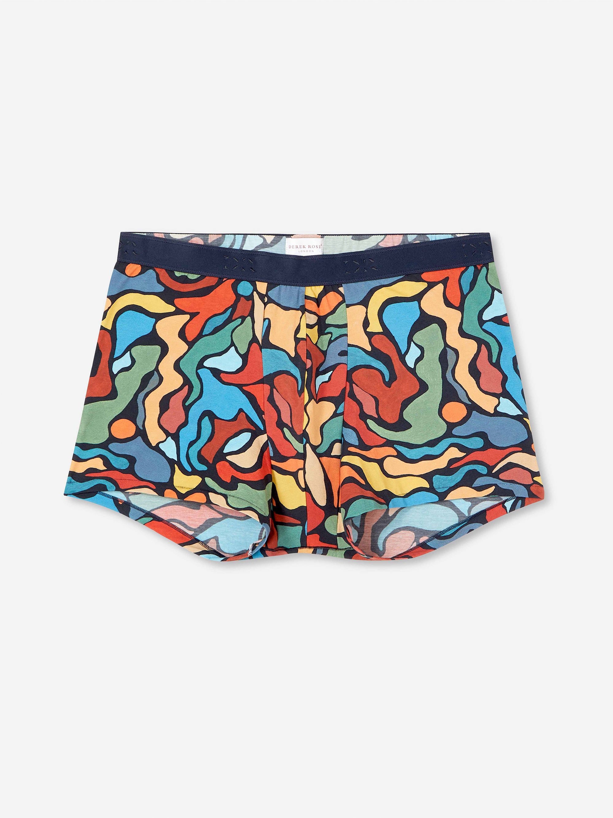 Men's Boxer Briefs Abstract Pima Cotton Stretch Multi 