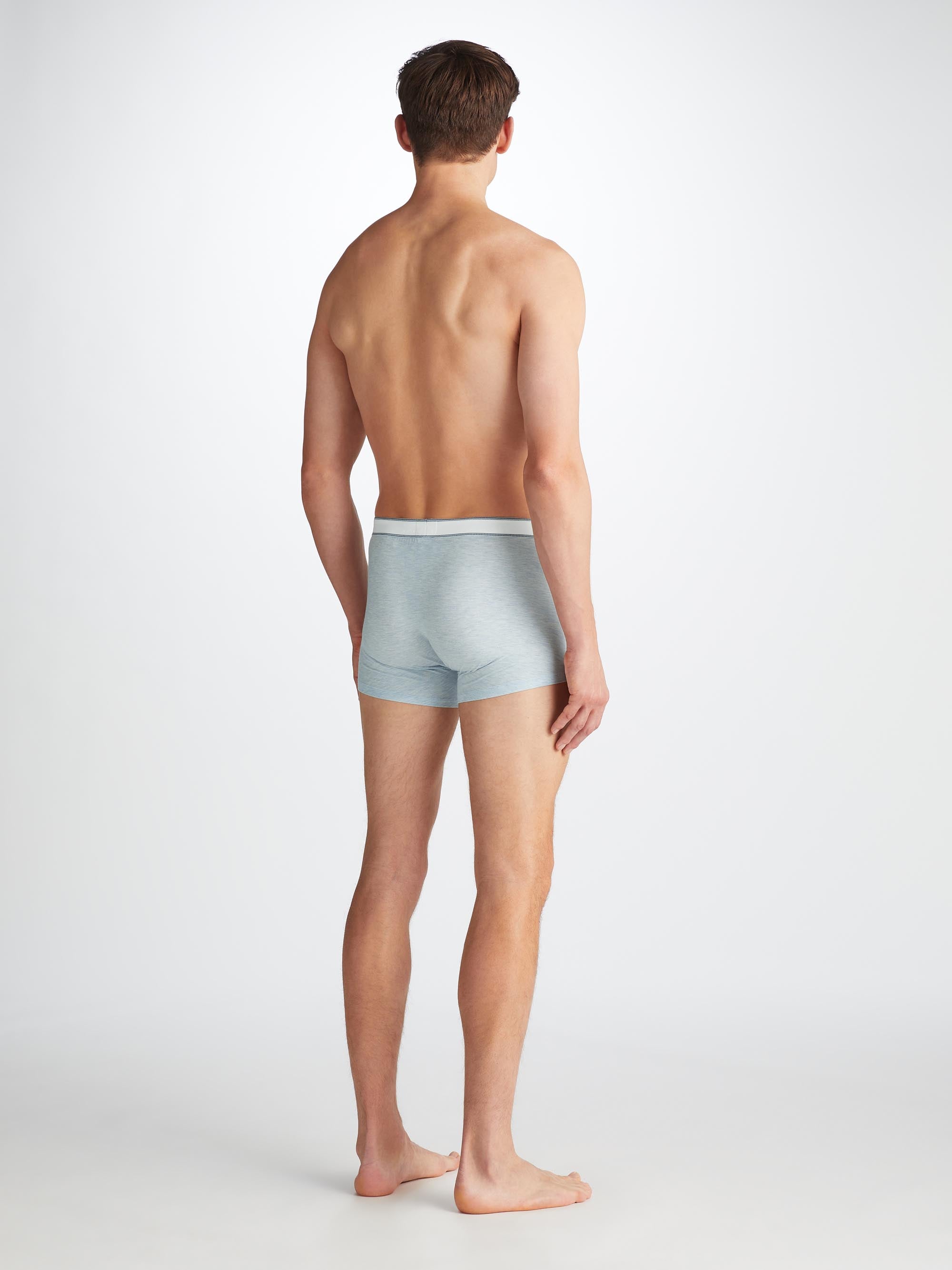 Men's Boxer Briefs Ethan Micro Modal Stretch Light Blue Marl