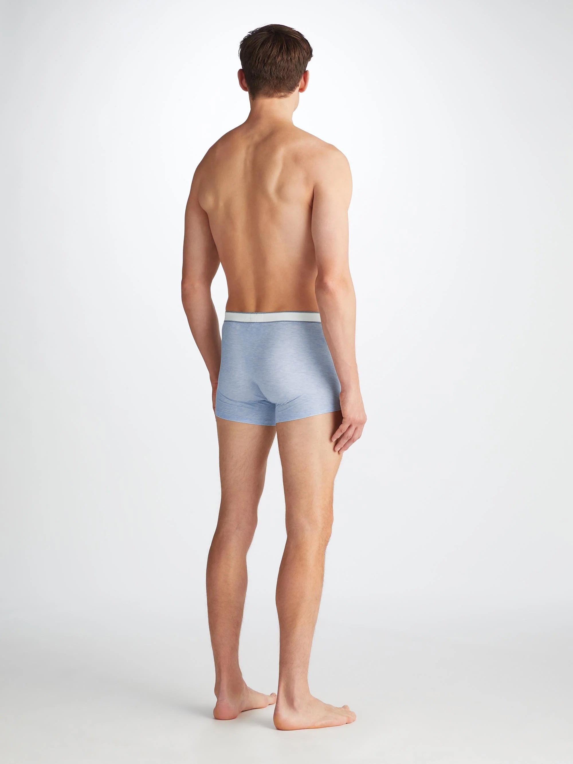 Men's Boxer Briefs Ethan Micro Modal Stretch Light Blue Marl