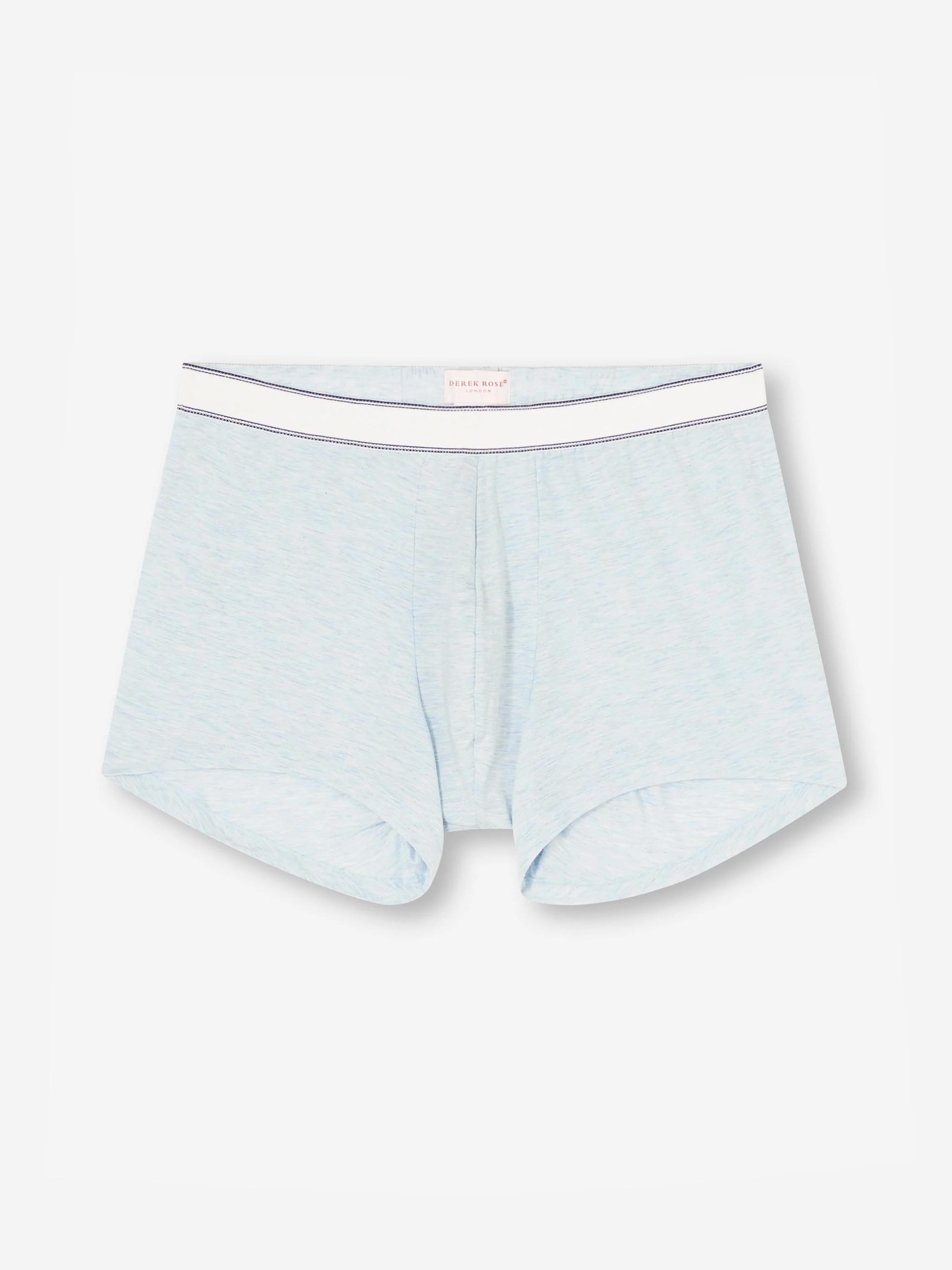 Men's Boxer Briefs Ethan Micro Modal Stretch Light Blue Marl