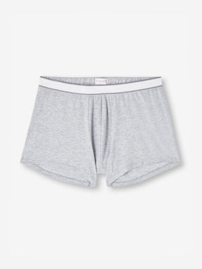 Men's Boxer Briefs Ethan Micro Modal Stretch Silver Marl