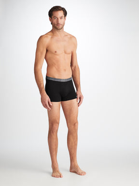 Men's Boxer Briefs Band 63 Pima Cotton Stretch Black