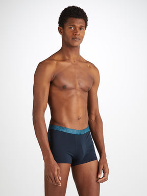 Men's Boxer Briefs Band 63 Pima Cotton Stretch Navy