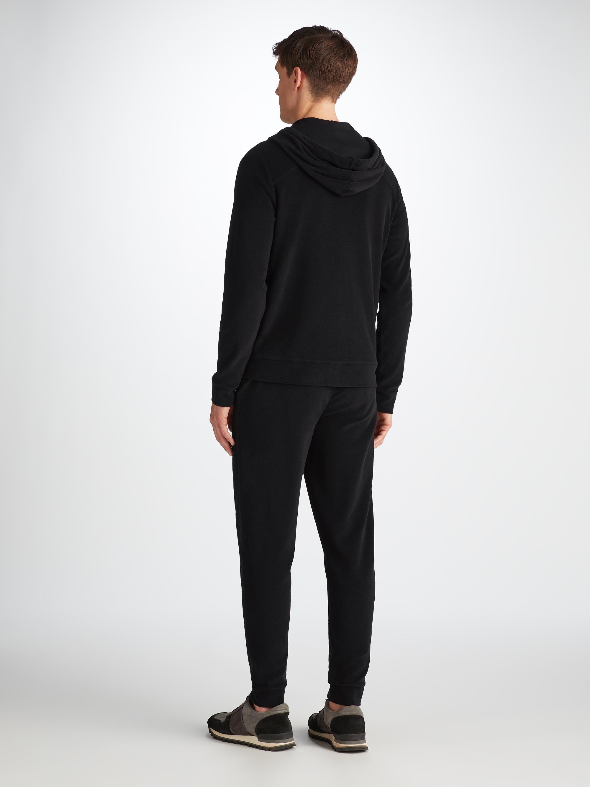 Men's Hoodie Isaac Terry Cotton Black