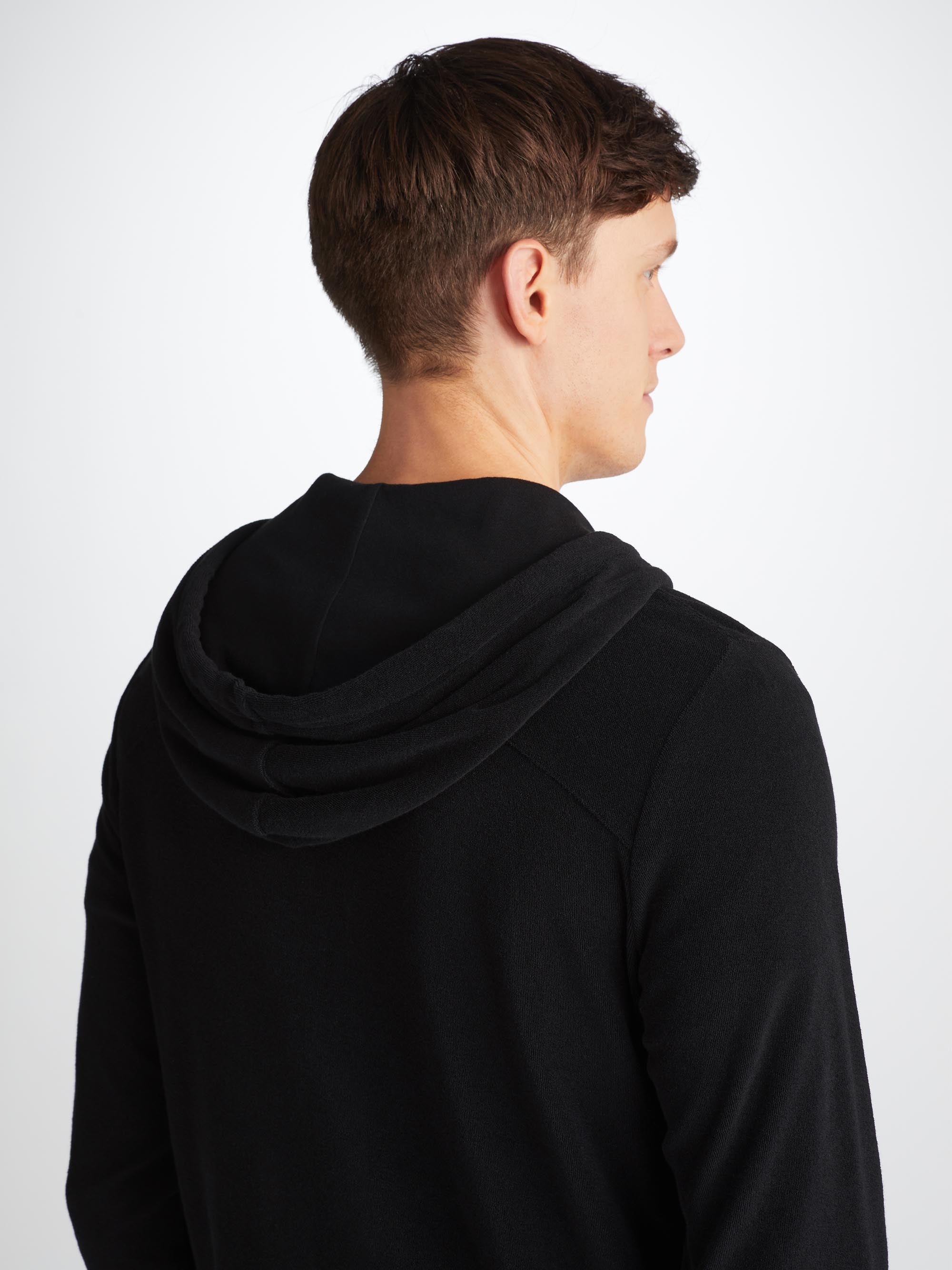 Men's Hoodie Isaac Terry Cotton Black