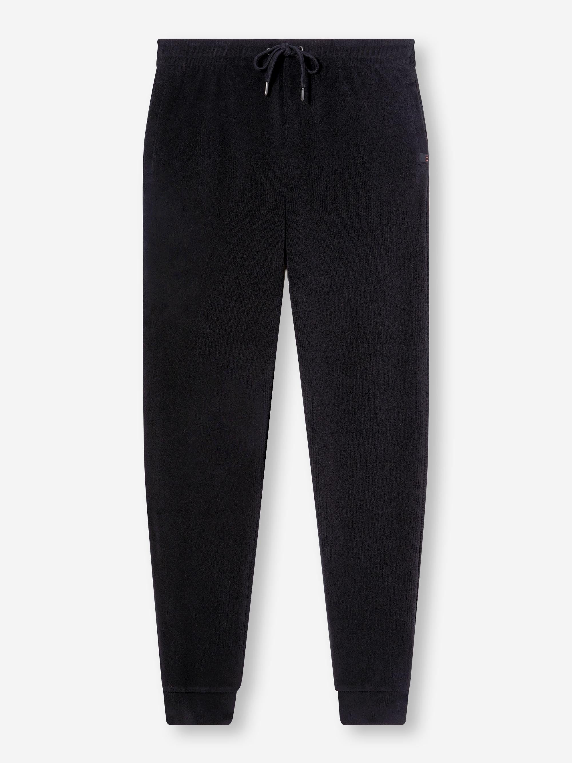 Men's Sweatpants Isaac Terry Cotton Black