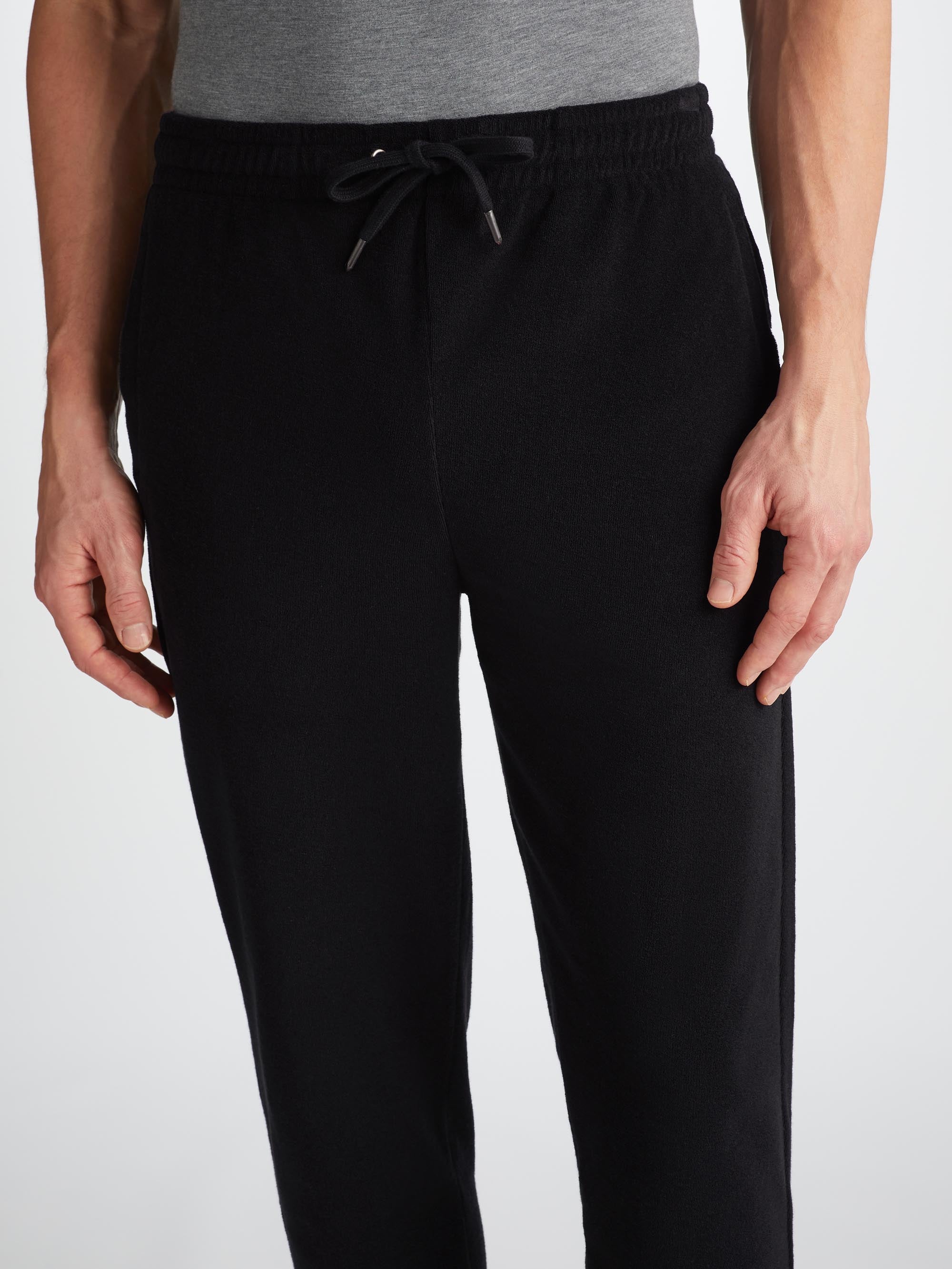 Men's Sweatpants Isaac Terry Cotton Black