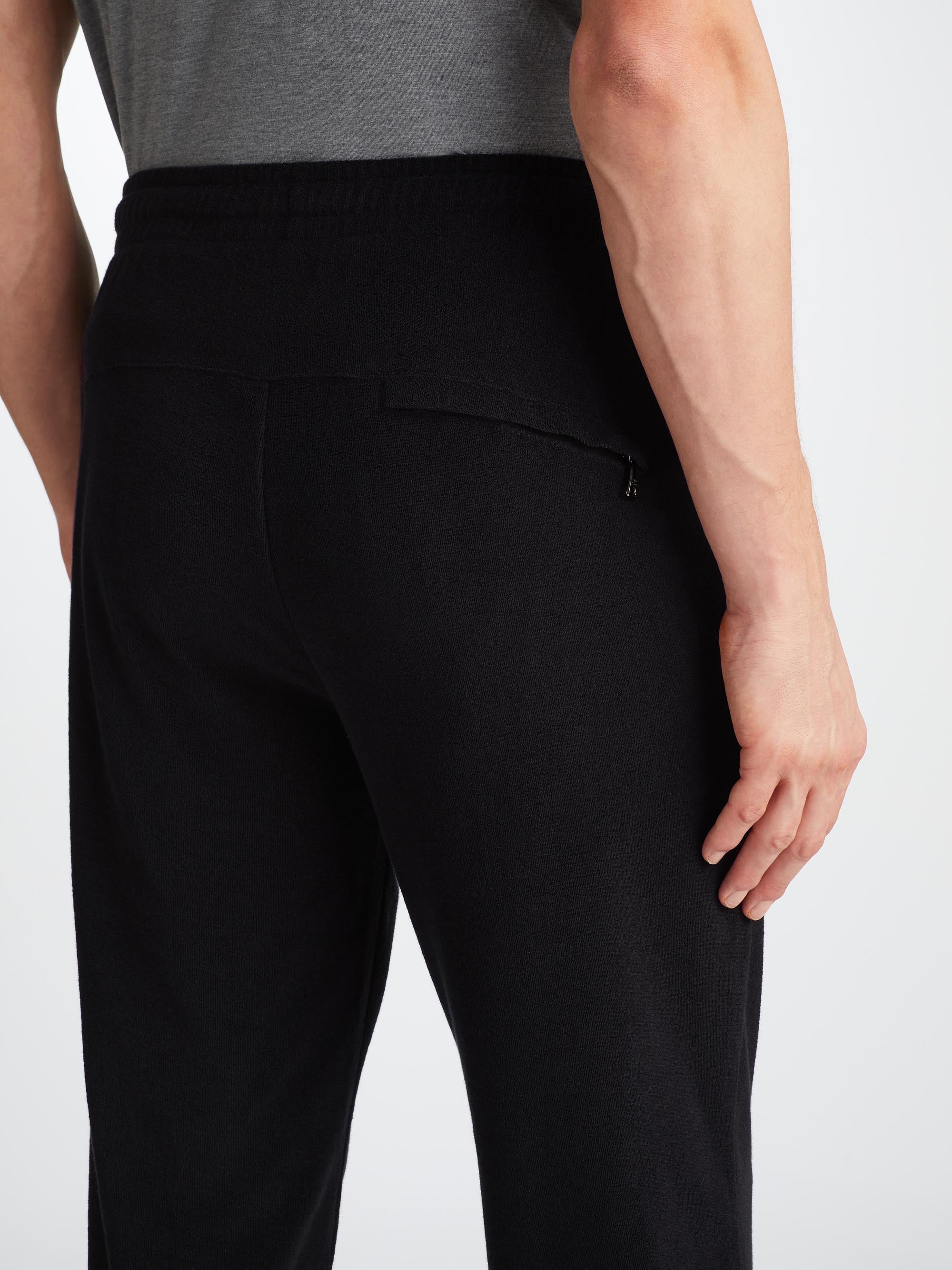 Men's Sweatpants Isaac Terry Cotton Black