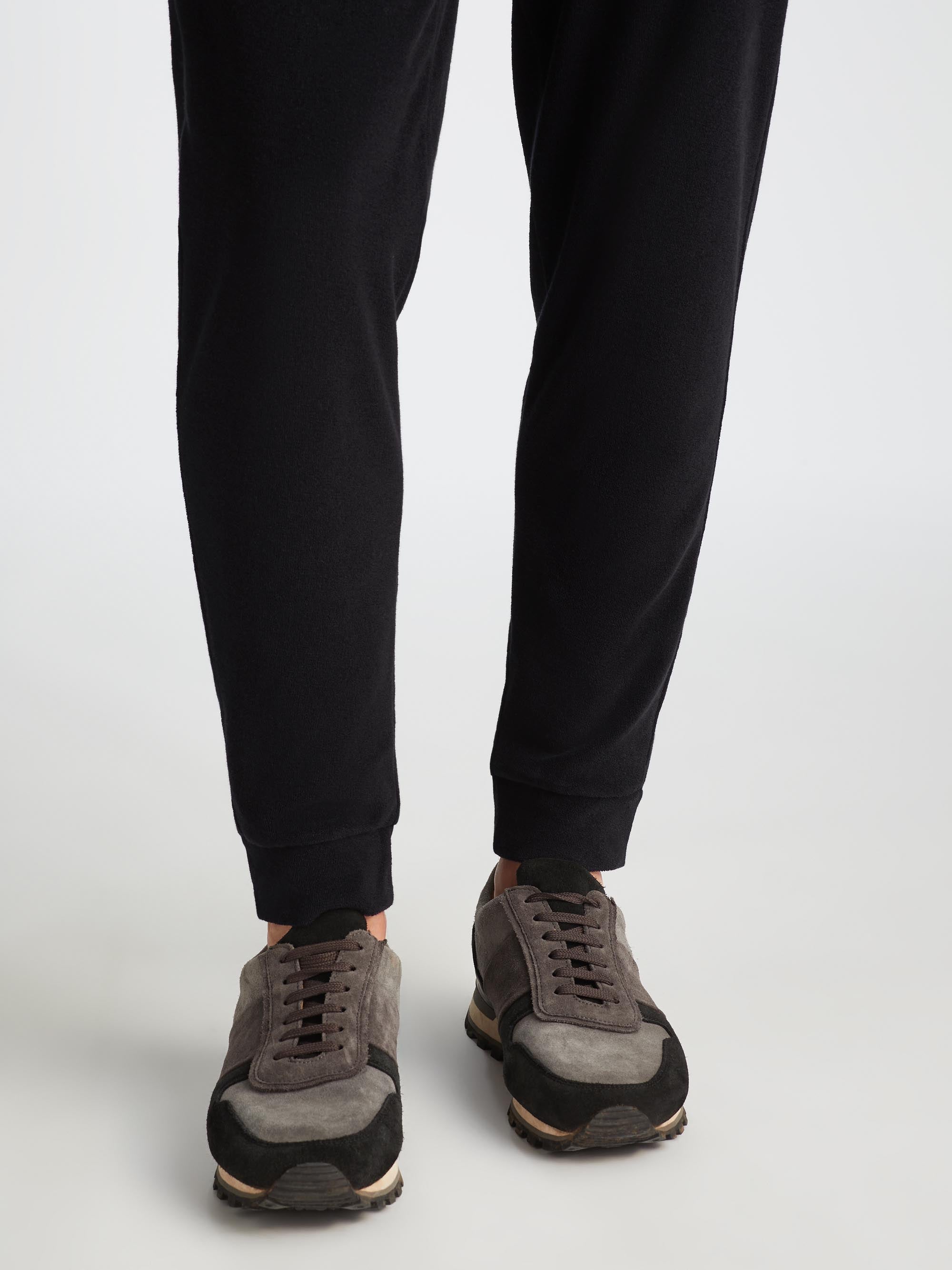 Men's Sweatpants Isaac Terry Cotton Black