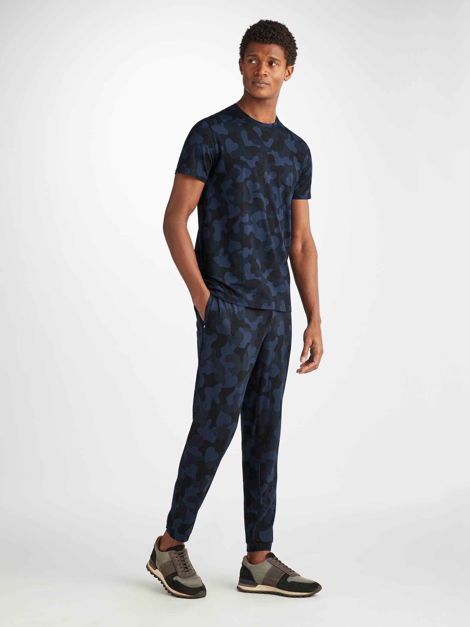 Men's Track Pants London 11 Micro Modal Navy