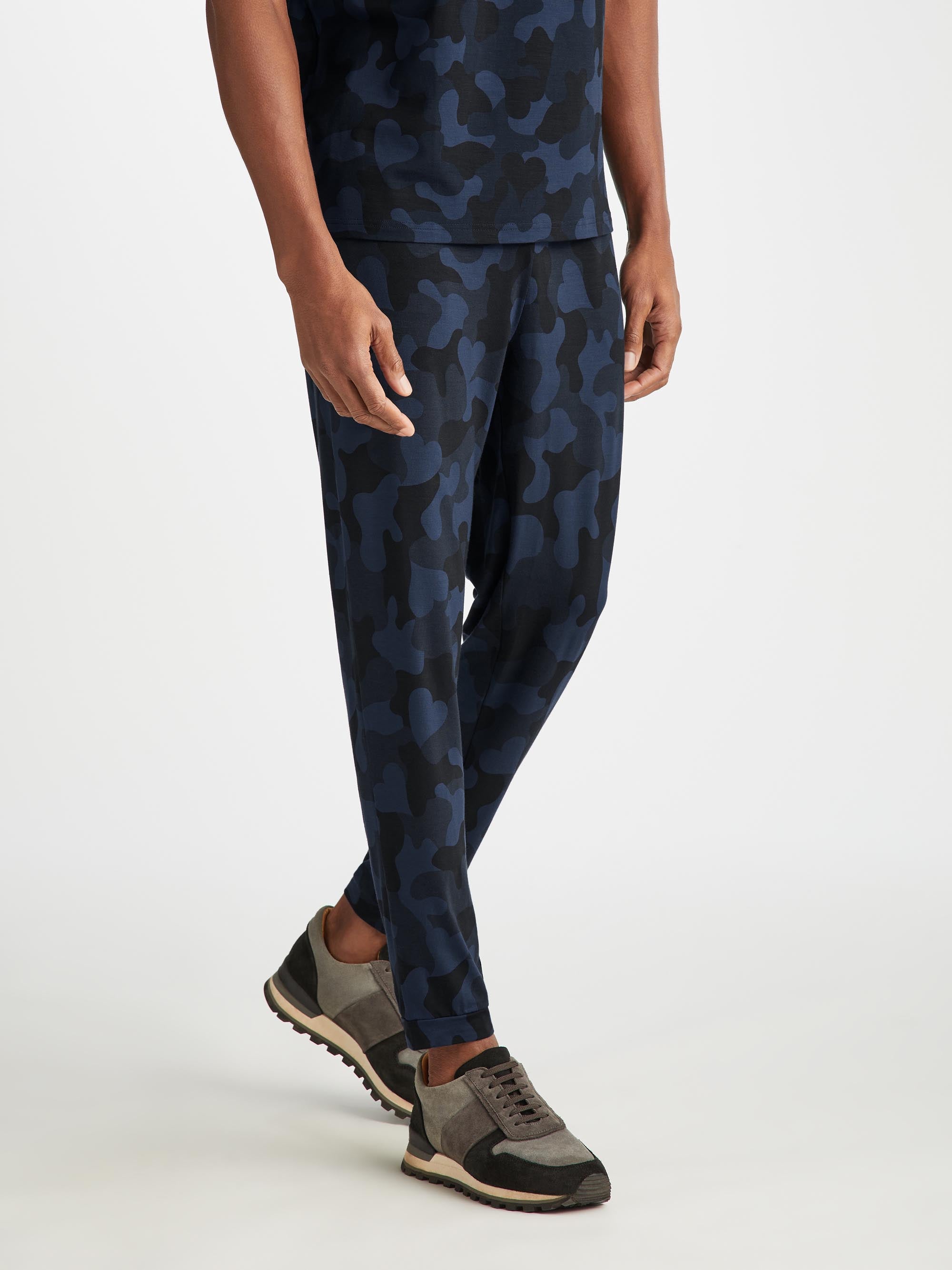 Men's Track Pants London 11 Micro Modal Navy