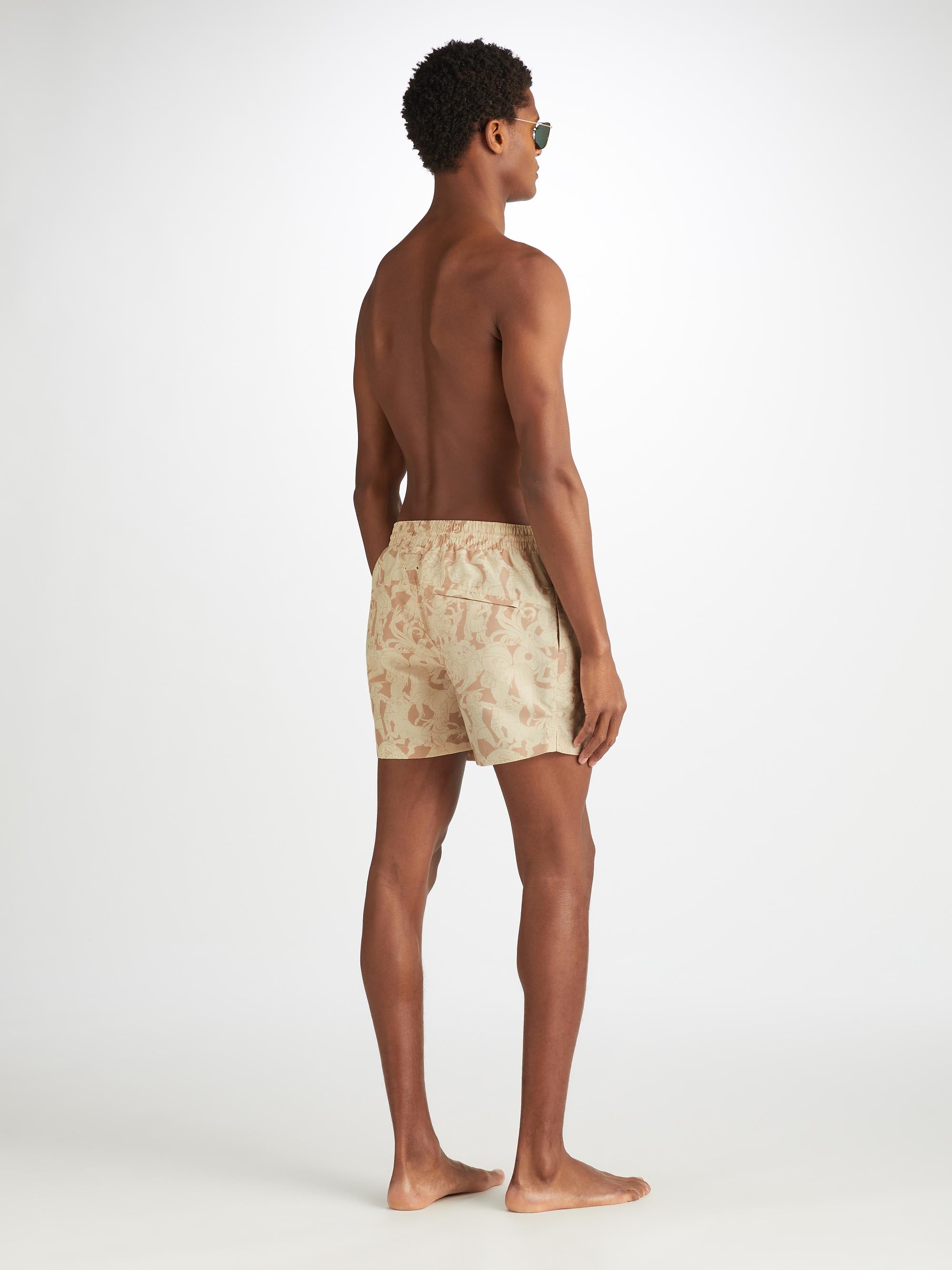 Men's Short Swim Shorts Maui 64 Sand