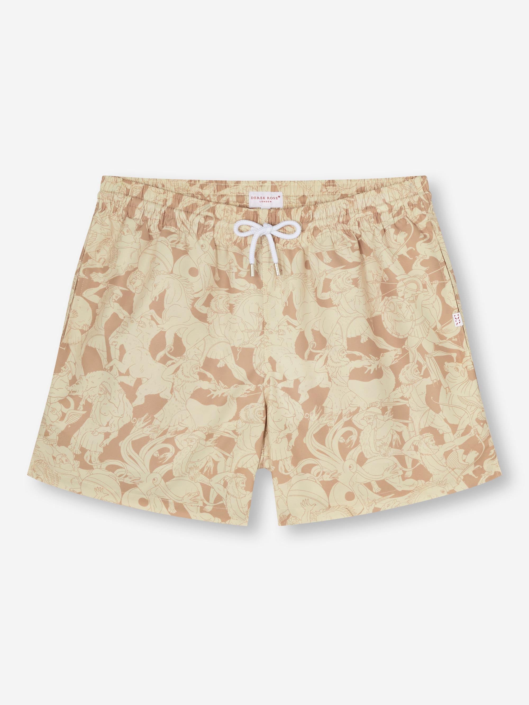 Men's Short Swim Shorts Maui 64 Sand