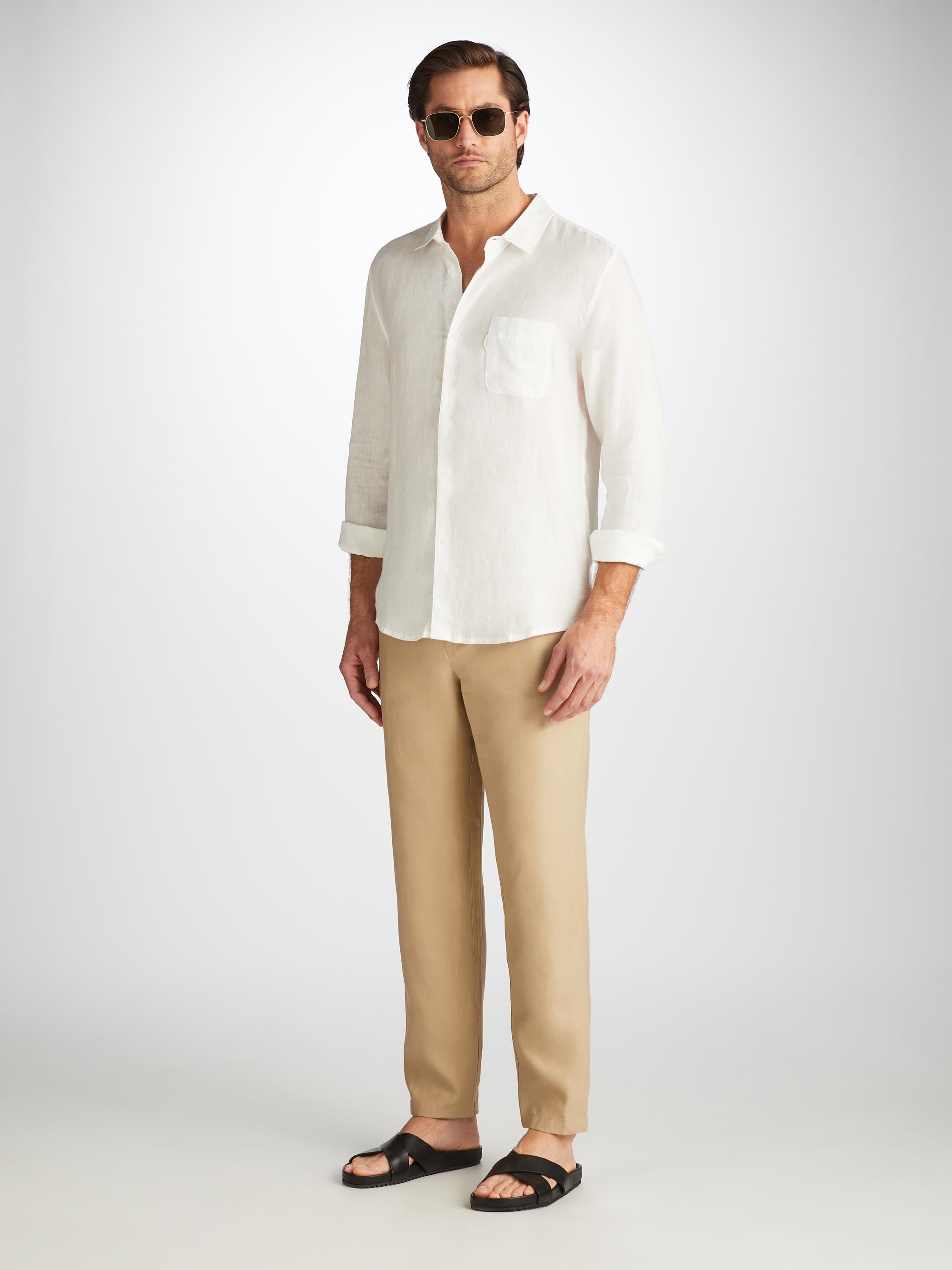 Men's Pants Sydney Linen Sand