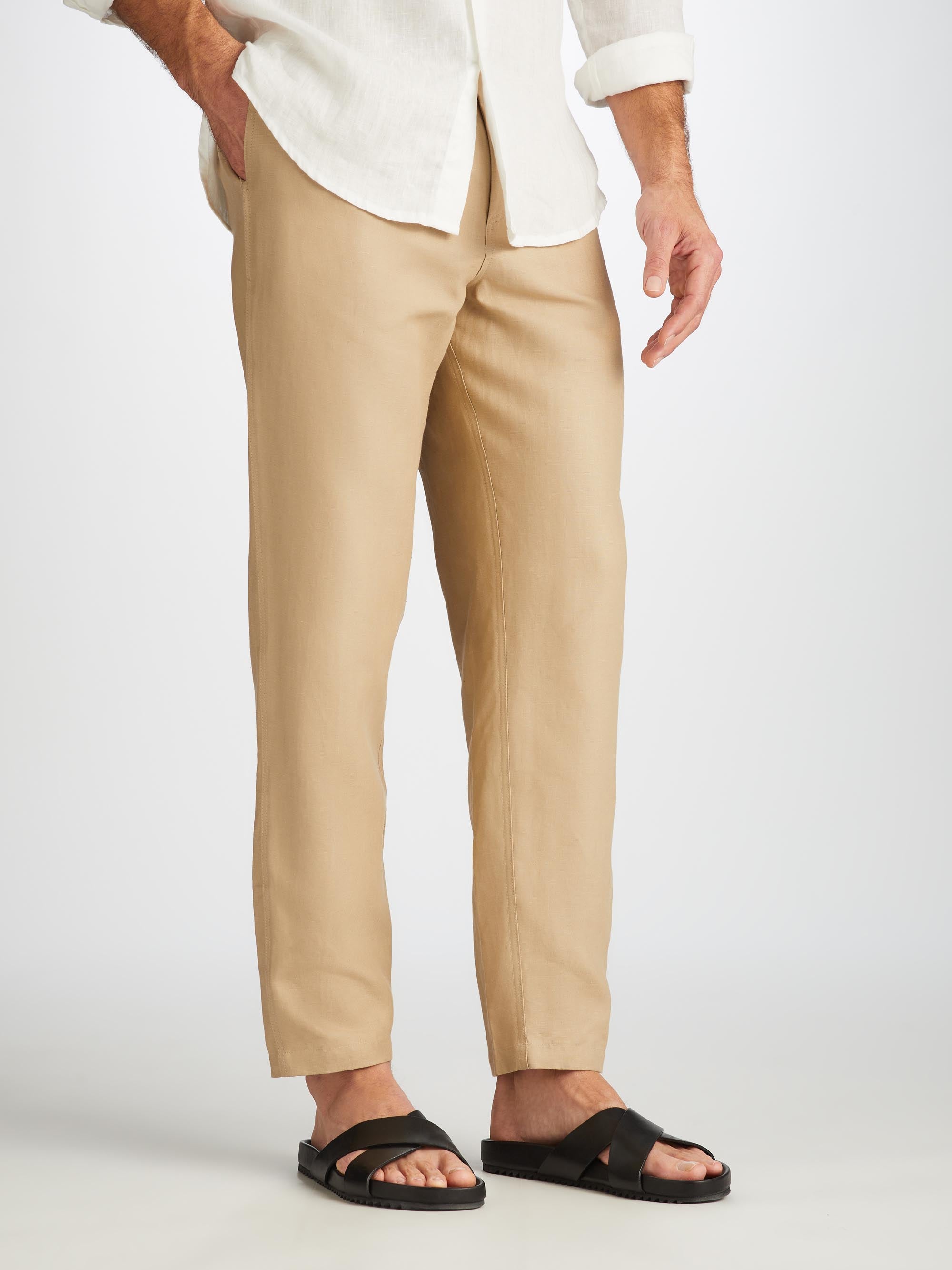 Men's Pants Sydney Linen Sand