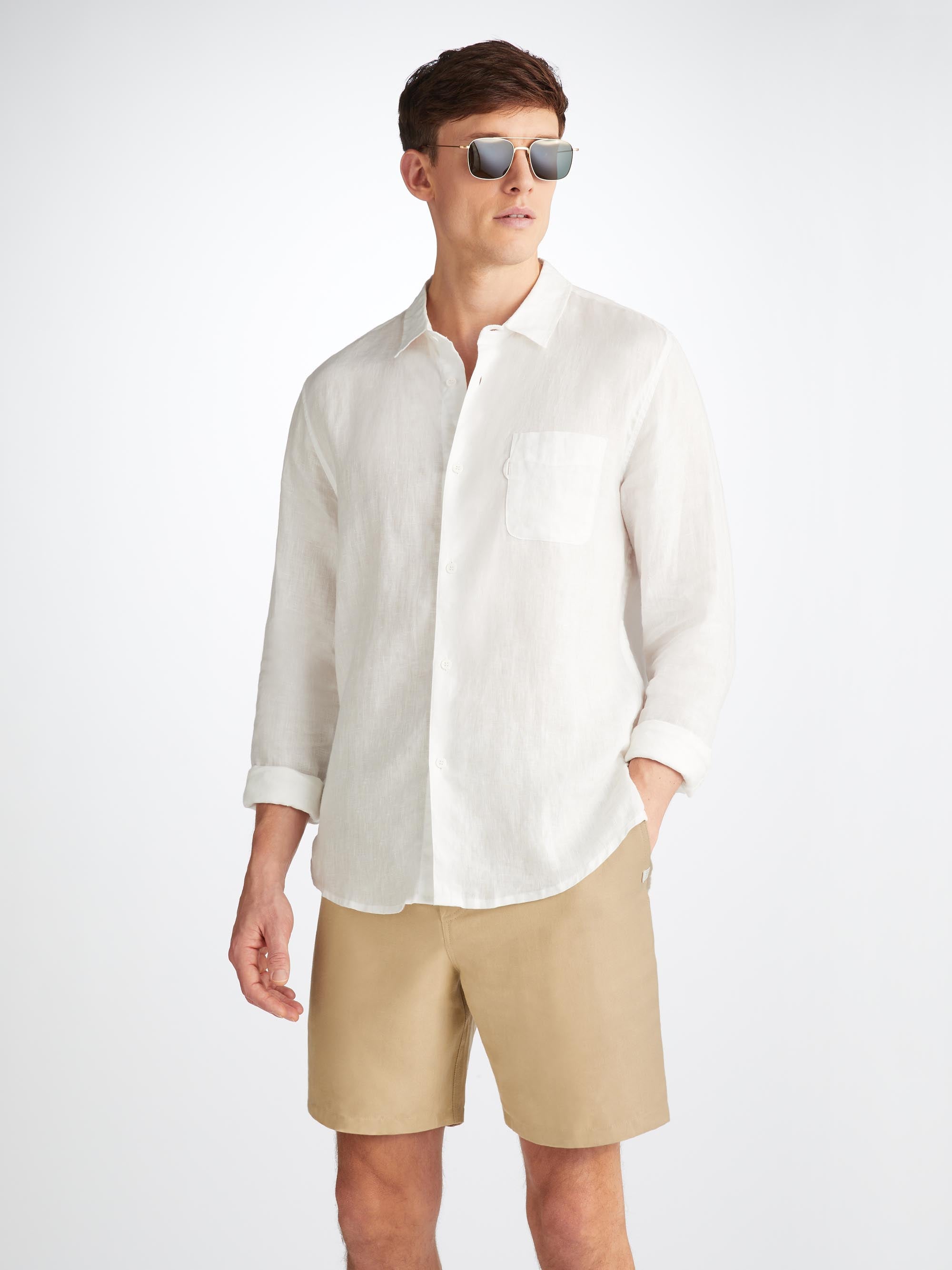 Men's Shorts Sydney Linen Sand