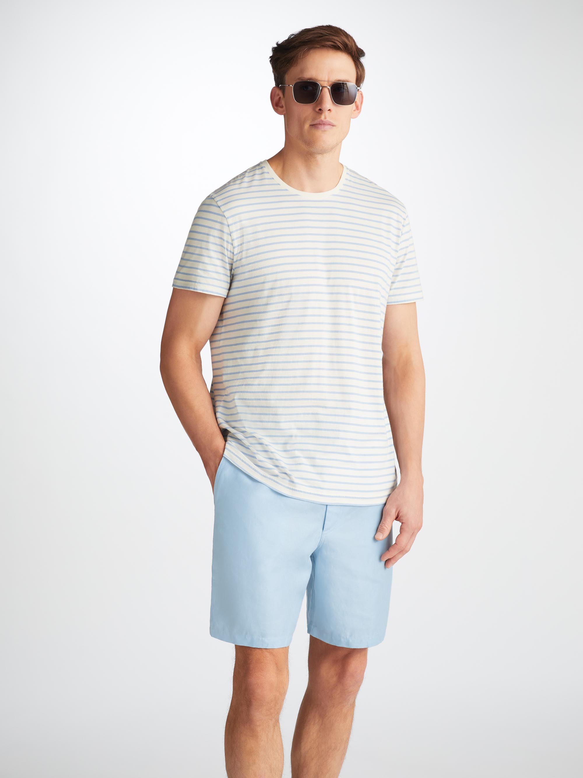 Men's Shorts Sydney Linen Blue