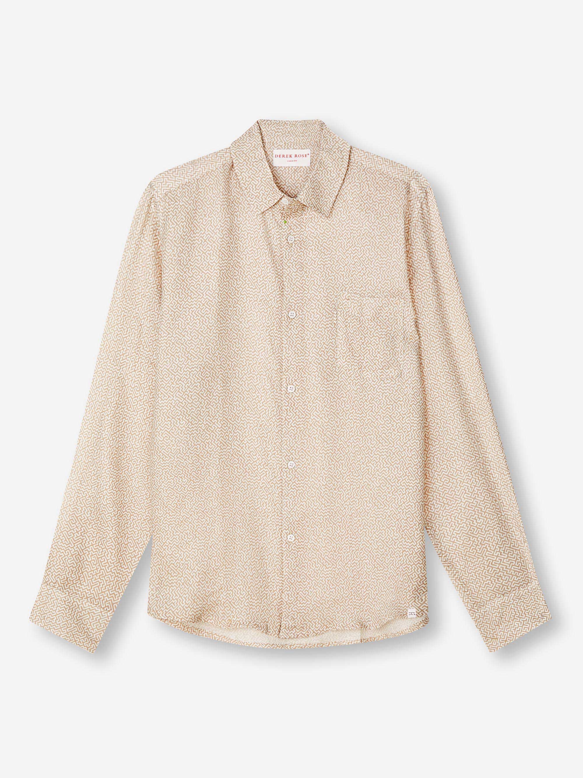 Men's Shirt Milan 24 Linen Sand