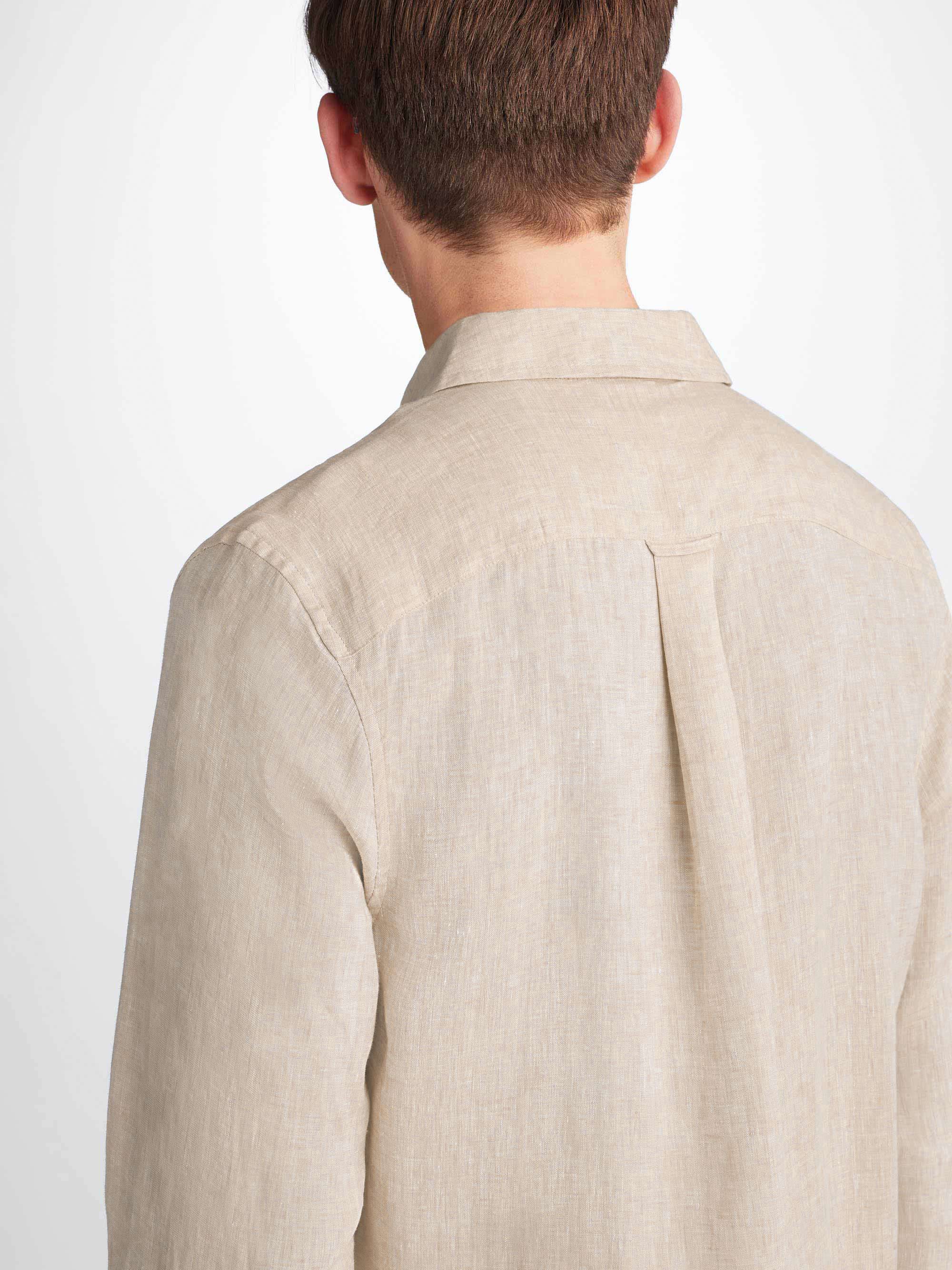 Men's Shirt Monaco Linen Sand