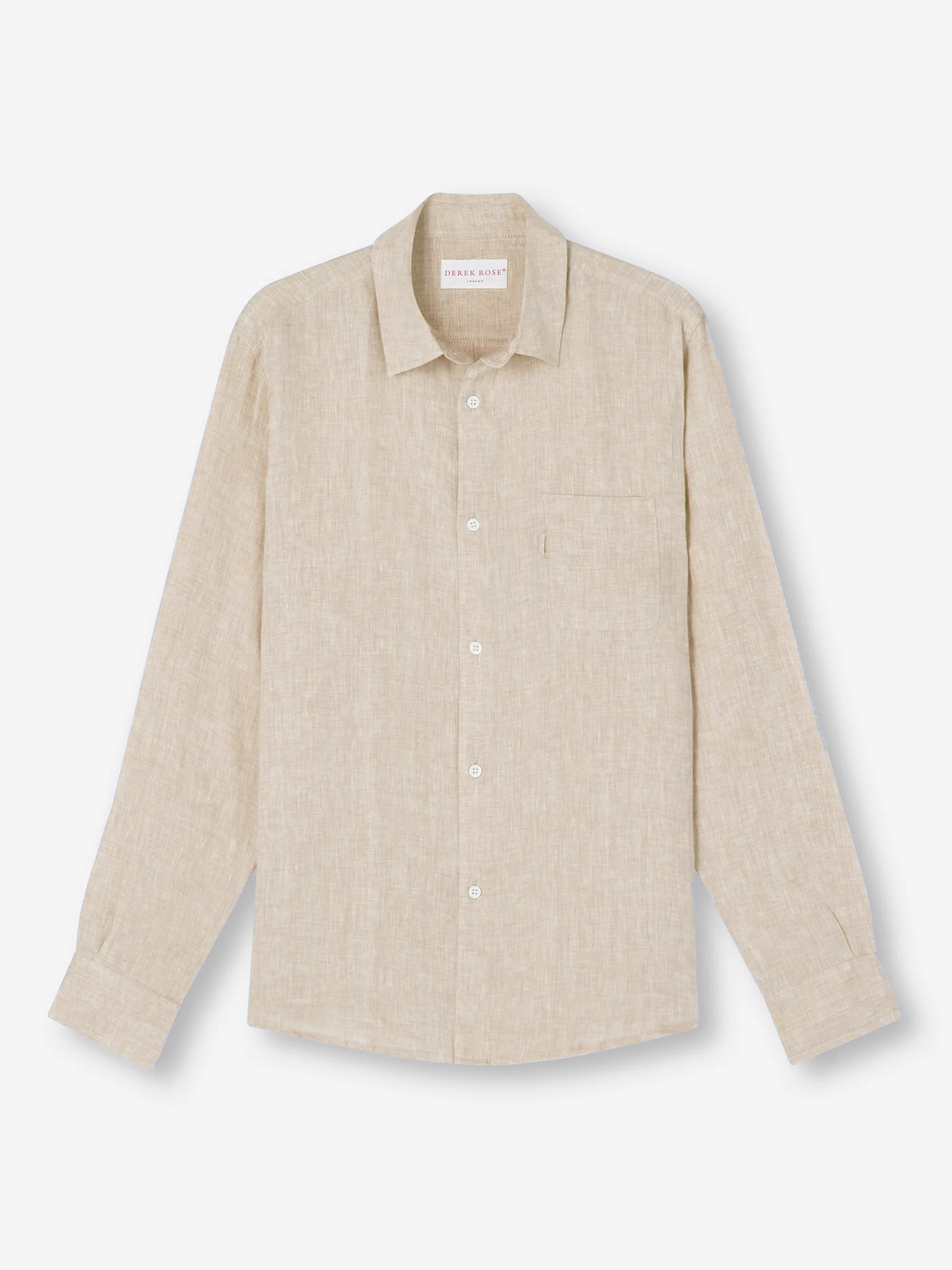 Men's Shirt Monaco Linen Sand