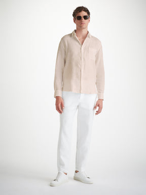 Men's Shirt Monaco Linen Sand