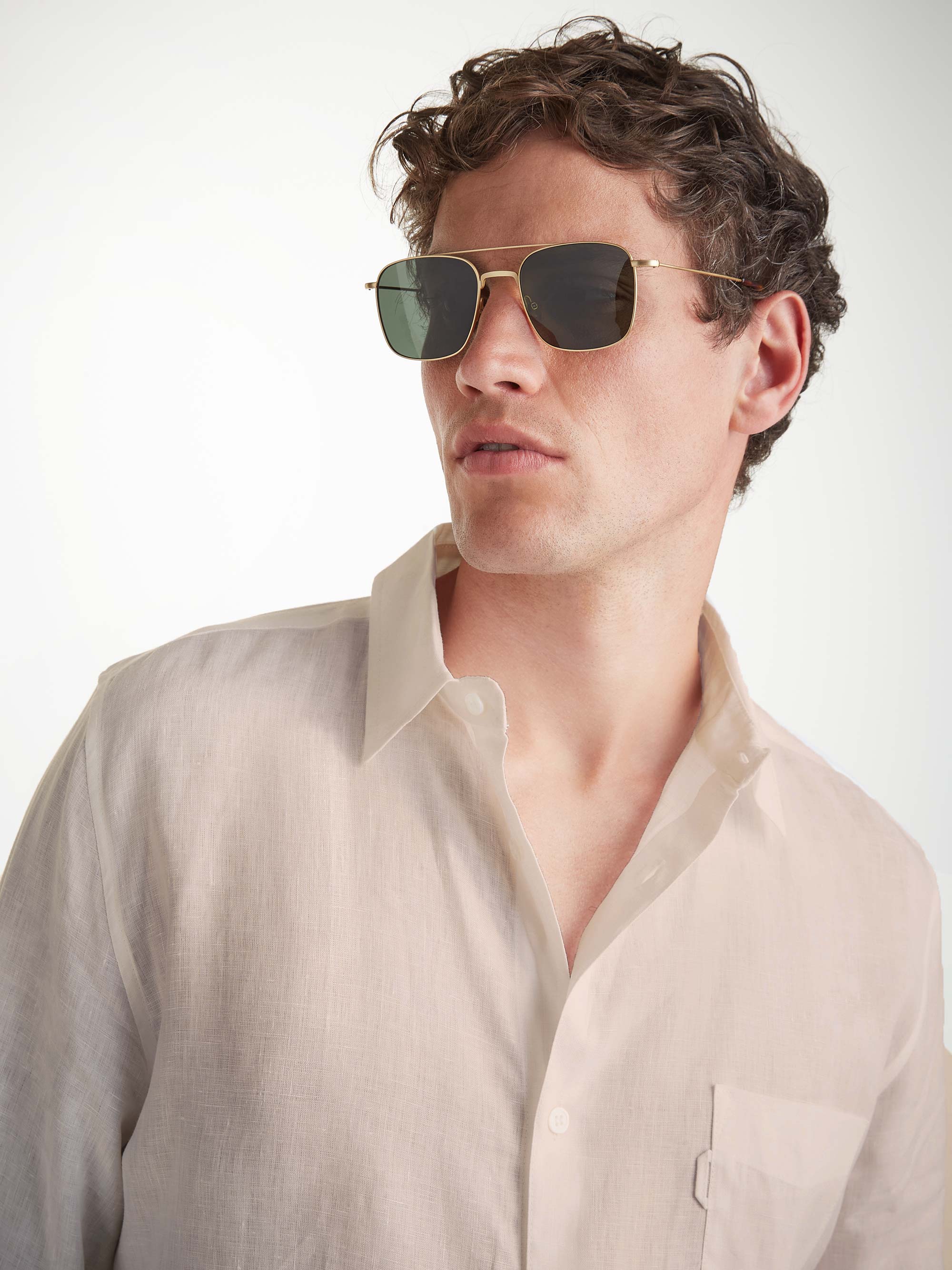 Men's Shirt Monaco Linen Sand