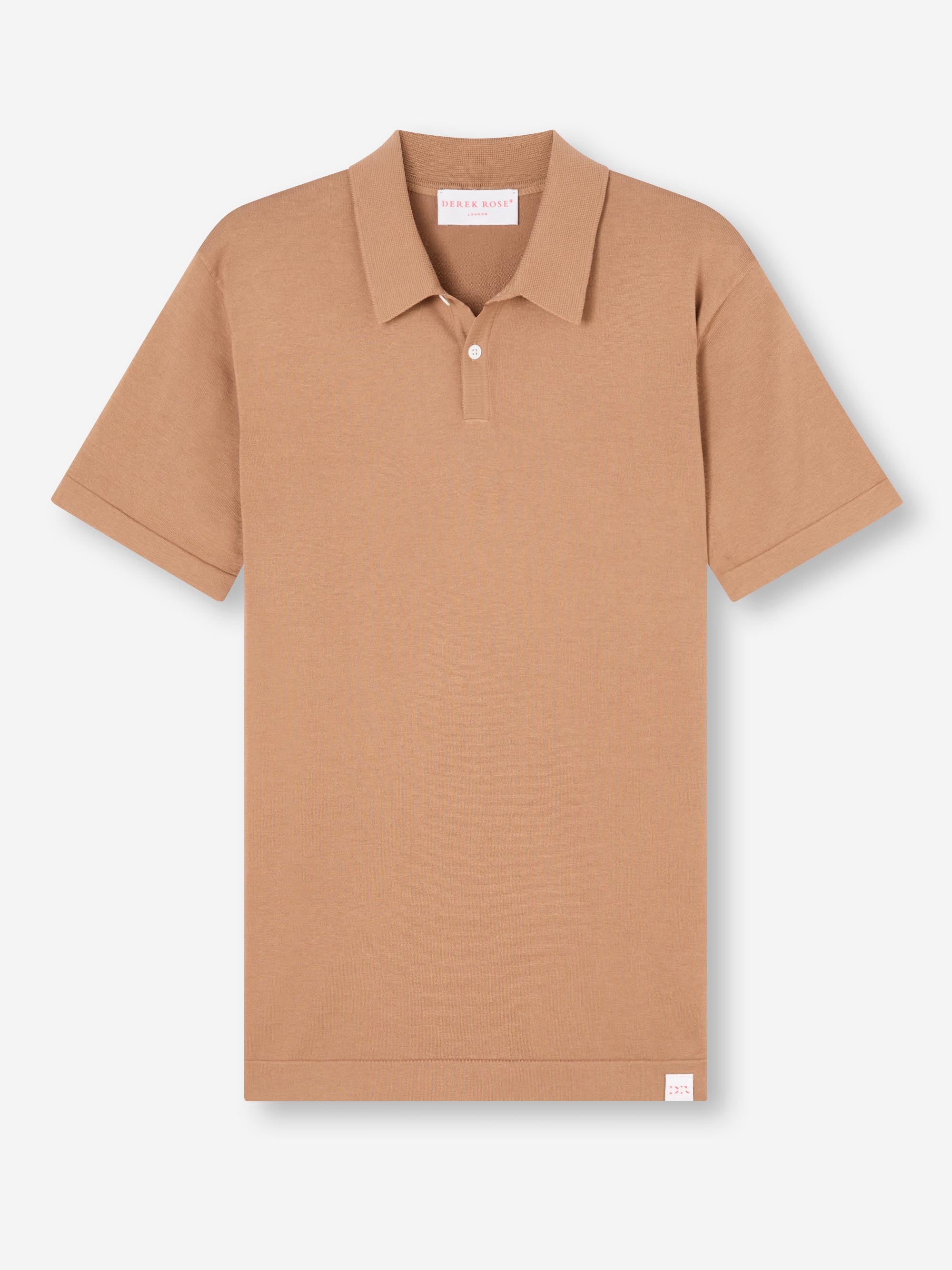 Men's Polo Shirts Jacob Sea Island Cotton Camel